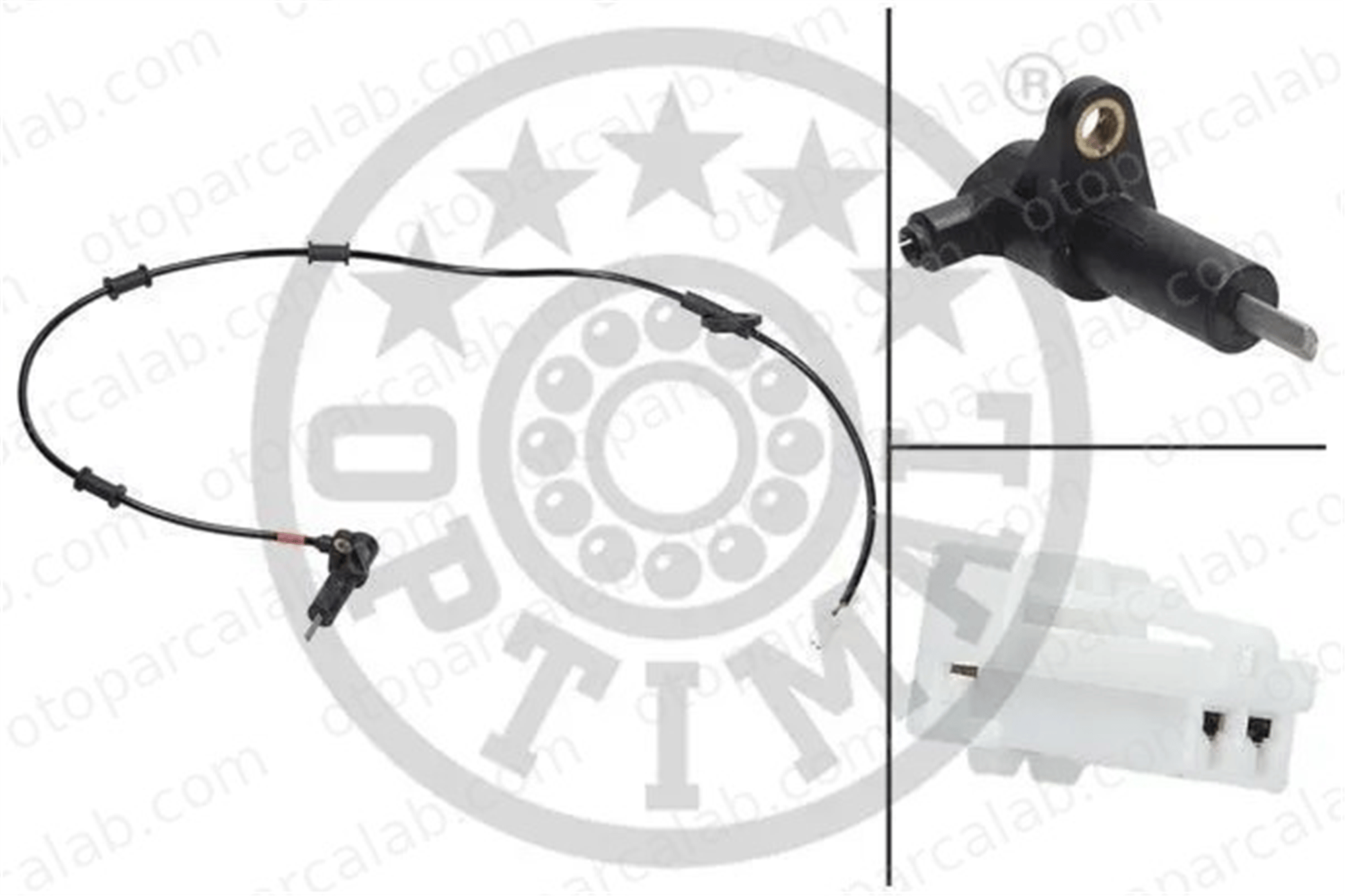 OPTIMAL 06-S583 Abs Sensörü Arka Sağ HYUNDAI ATOS 9568002100 9568102100
