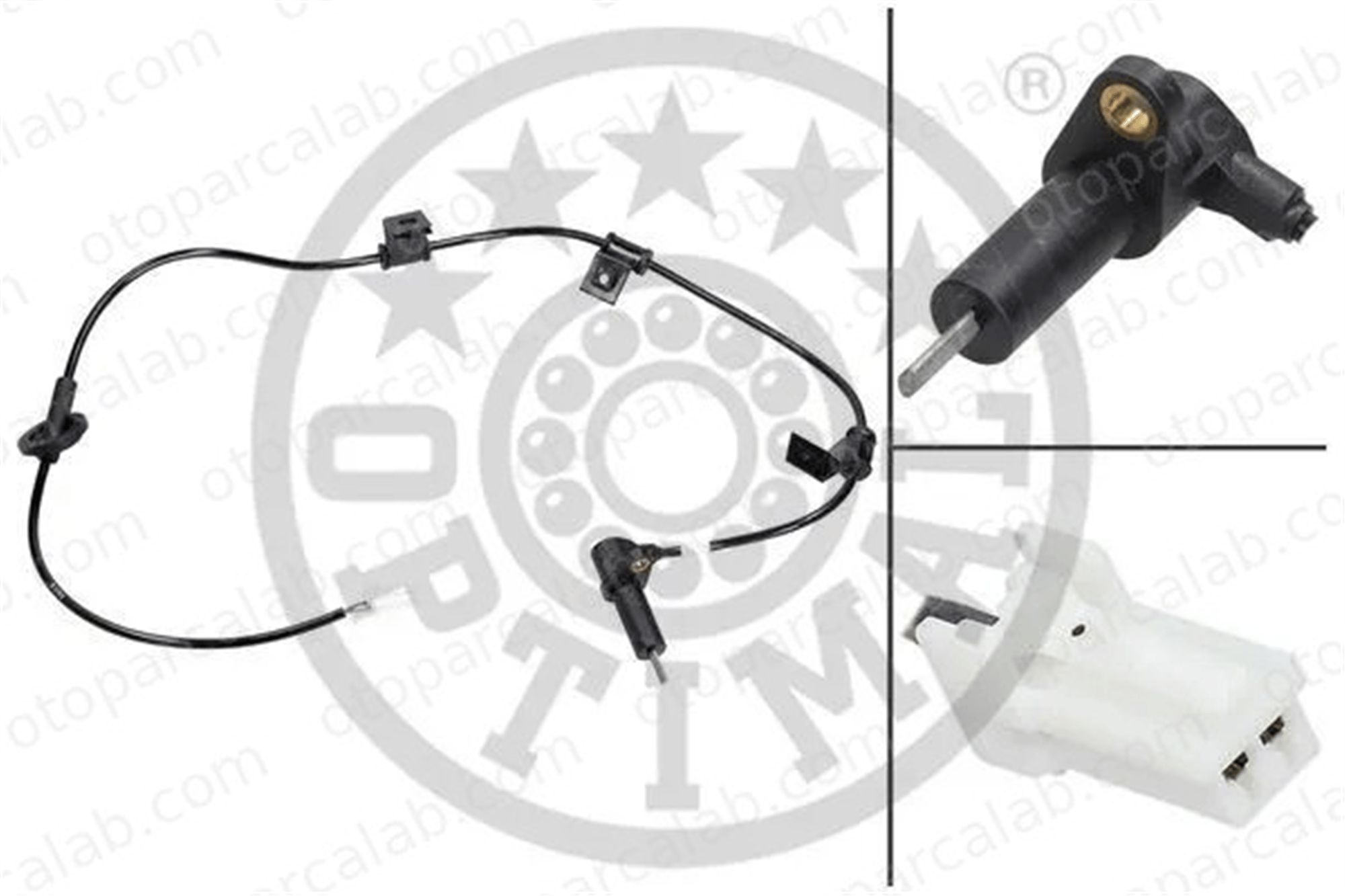 OPTIMAL 06-S596 Abs Sensörü Arka Sol HYUNDAI ATOS 9568102000 9568002000