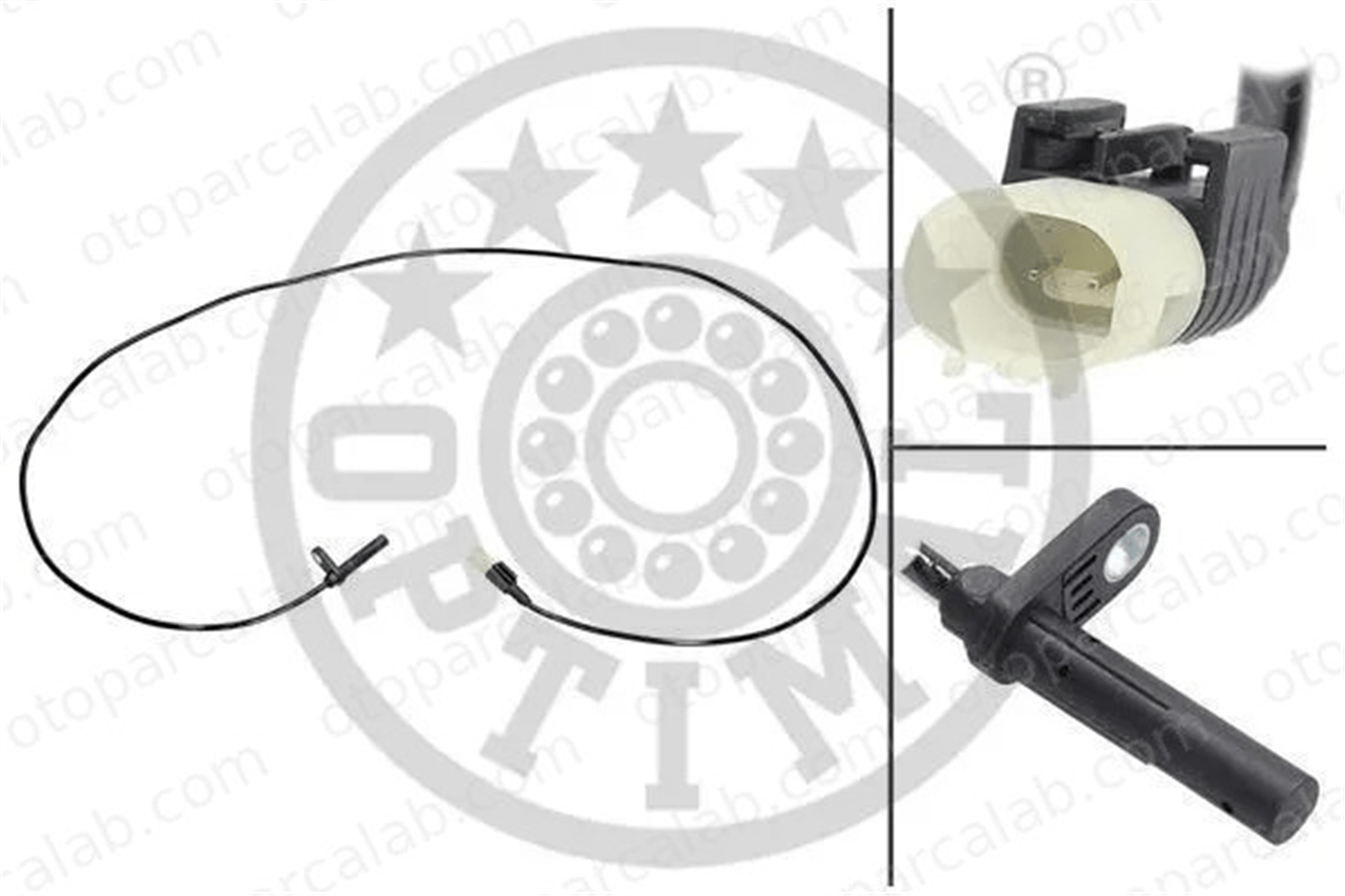 OPTIMAL 06-S664 Abs Sensörü Arka Sağ MERCEDES-BENZ SPRINTER 5-t Platform şasi SPRINTER 5-t Panelvan/Van 9065401217 A9065401217
