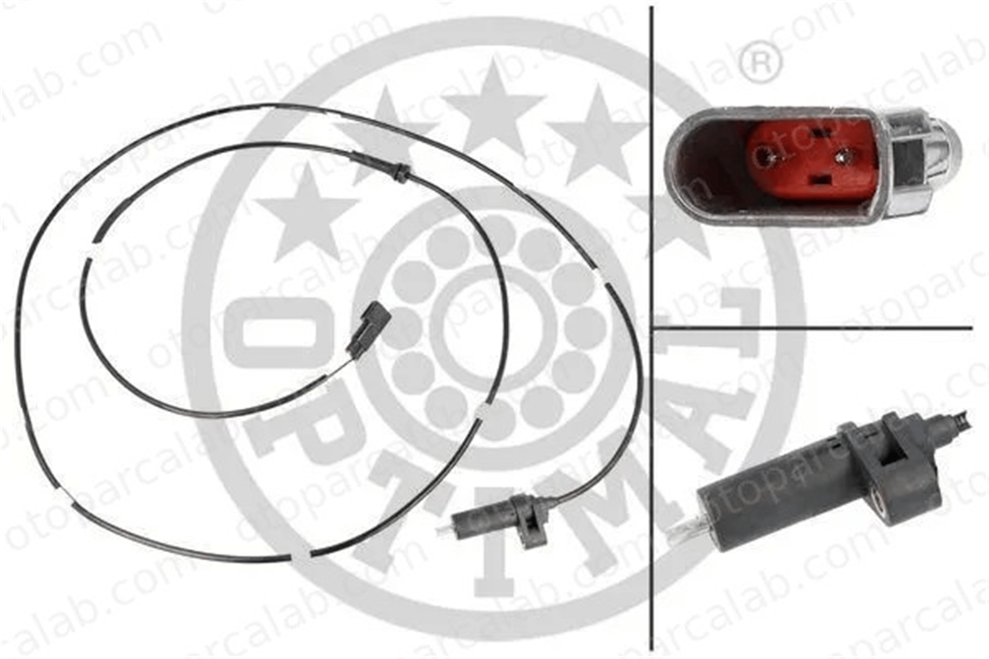 OPTIMAL 06-S683 Abs Sensörü Arka Sağ FORD TRANSIT Panelvan/Van TRANSIT Platform şasi 4042002 4099157