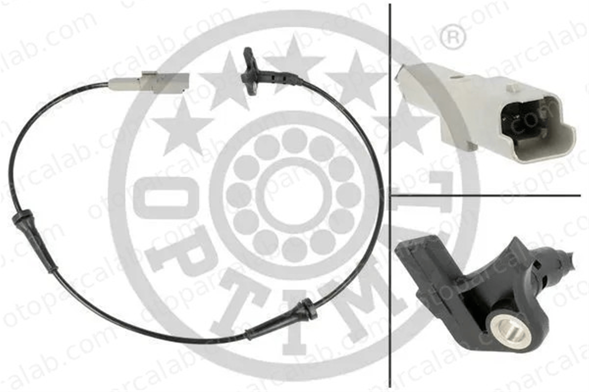 OPTIMAL 06-S684 Abs Sensörü Ön Sağ veya Sol PEUGEOT 308 I 308 SW I 4545K3 4545F5