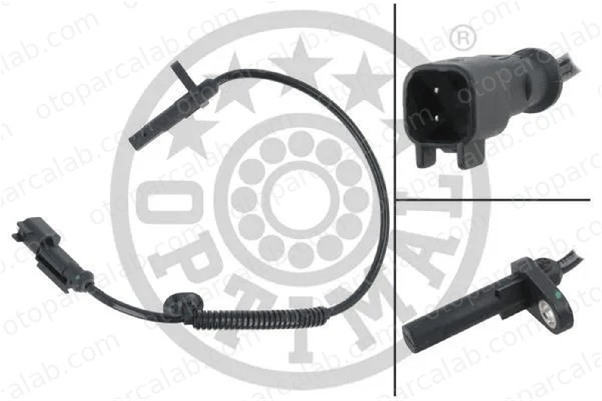 OPTIMAL 06-S899 Abs Sensörü Arka Sağ veya Sol FORD TRANSIT V363 Panelvan/Van TRANSIT V363 Platform şasi 1817687 BK312B372EA
