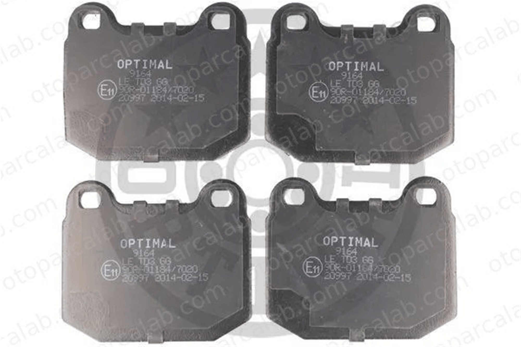 OPTIMAL BP-09164 Fren Disk Balata Ön OPEL ASCONA B MANTA A 1605291 1605300