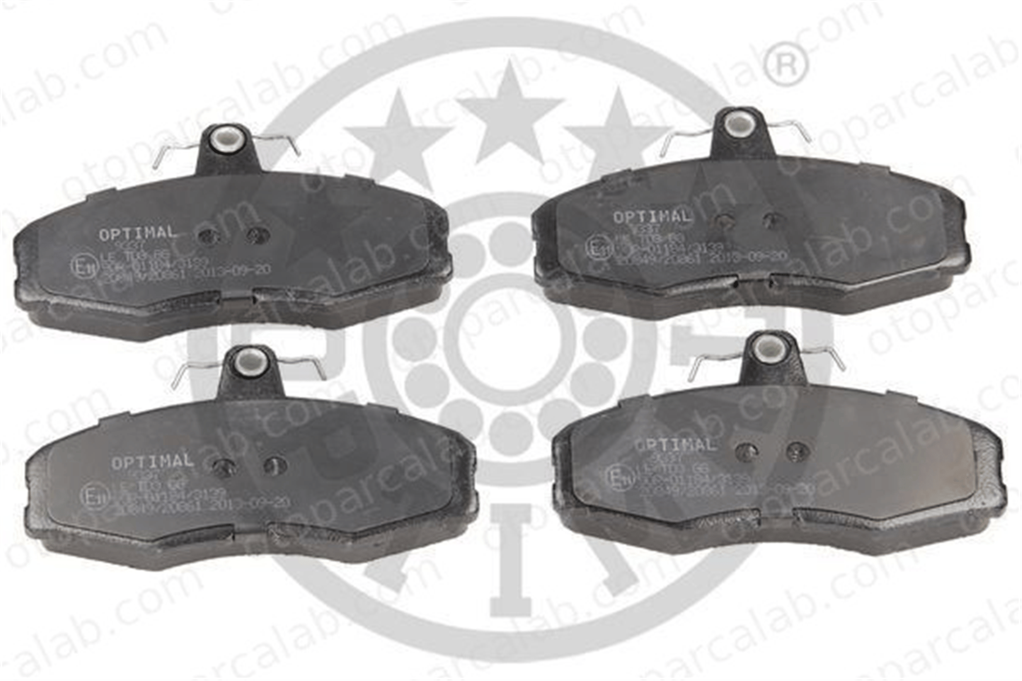 OPTIMAL BP-09337 Fren Disk Balata Ön SKODA FAVORIT FAVORIT Forman 115430261 115430280