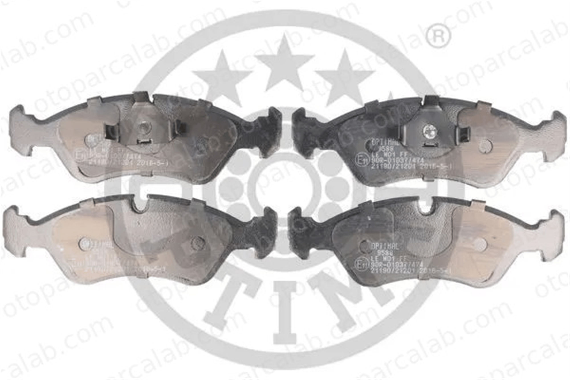 OPTIMAL BP-09588 Fren Disk Balata Ön OPEL ASTRA F Station wagon ASTRA F 1605808 1605089