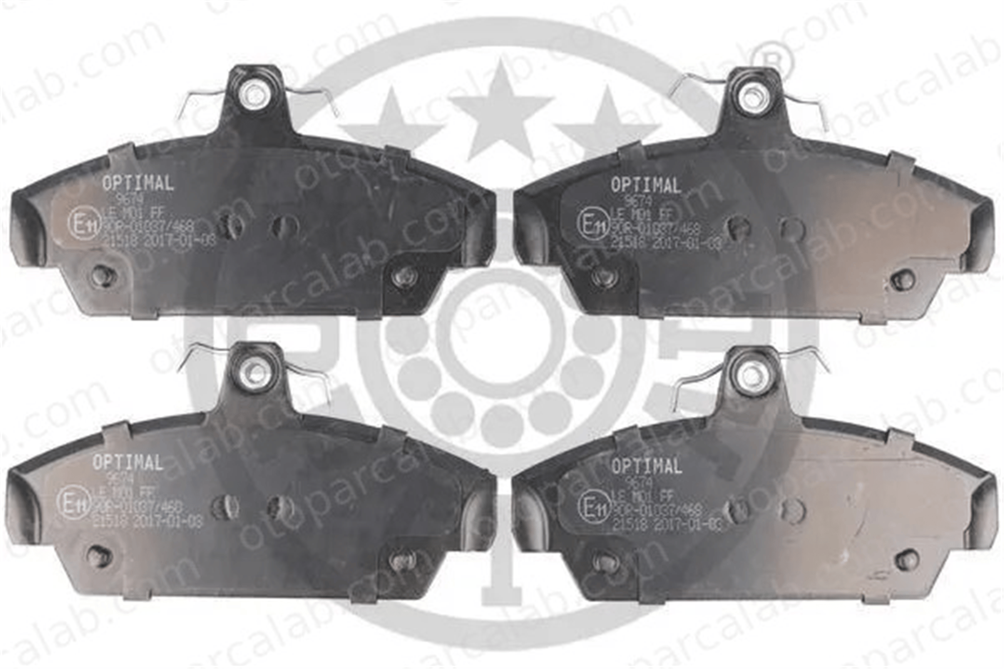 OPTIMAL BP-09674 Fren Disk Balata Ön ROVER 100 / METRO Hatchback MG MG TF 1001114 GBP90318