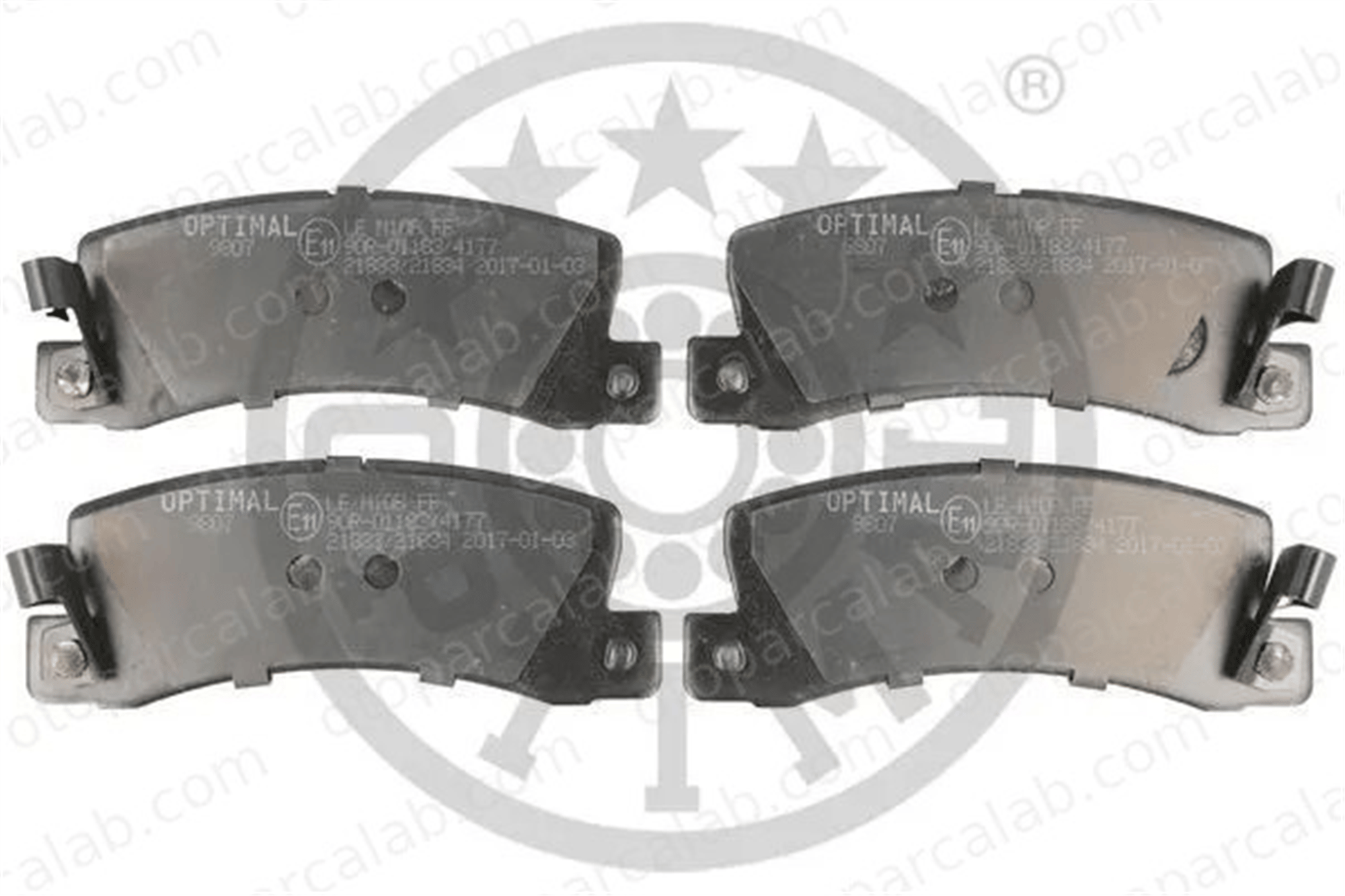 OPTIMAL BP-09807 Fren Disk Balata Ön TOYOTA CAMRY AVENSIS 446620070 446620100