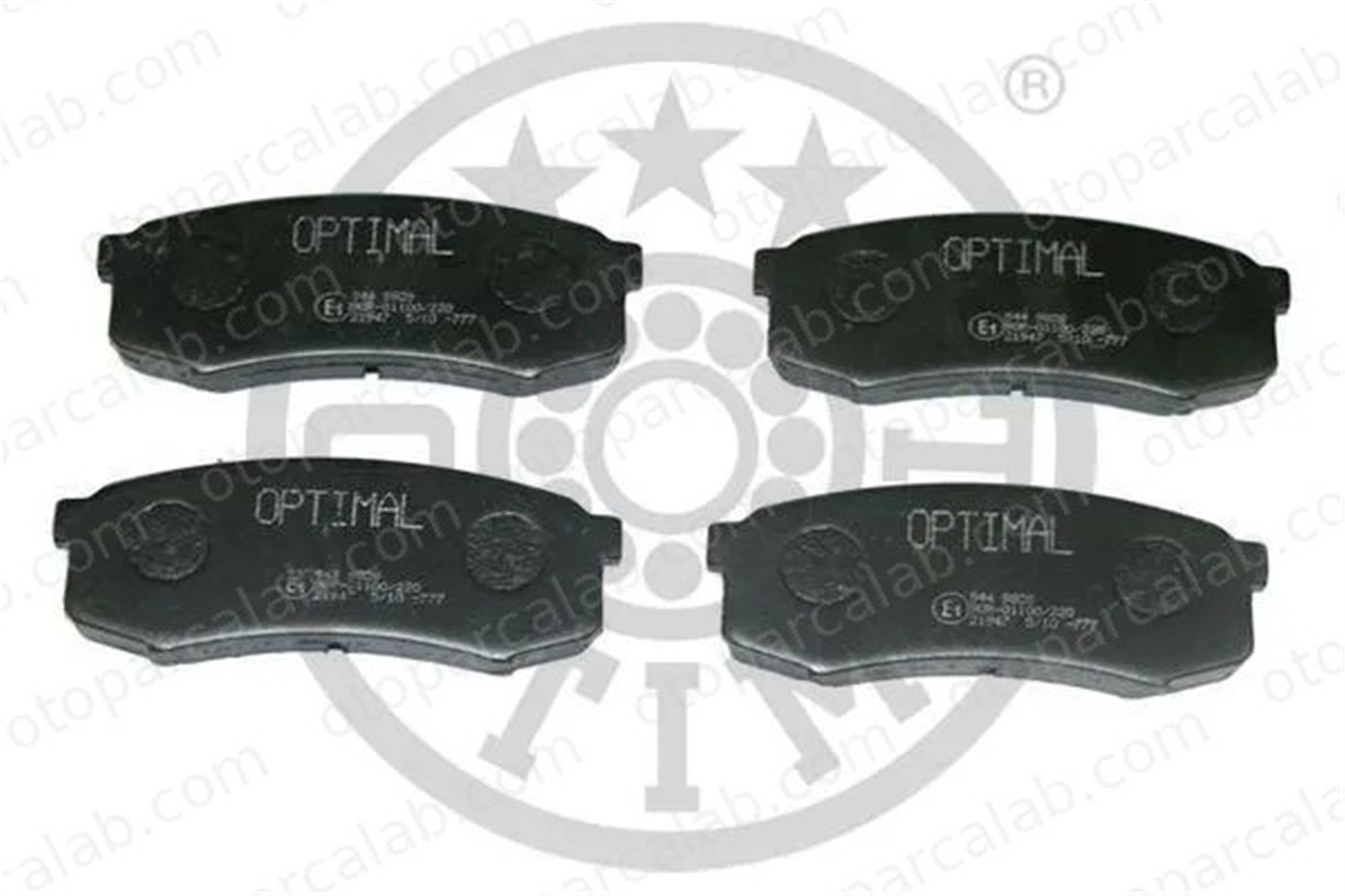 OPTIMAL BP-09809 Fren Disk Balata Ön TOYOTA LAND CRUISER LAND CRUISER PRADO 446660010 446660020