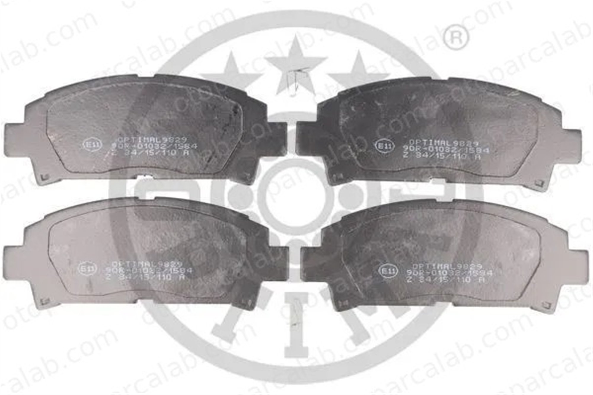 OPTIMAL BP-09829 Fren Disk Balata Ön TOYOTA AVENSIS AVENSIS Liftback 446512160 446517050