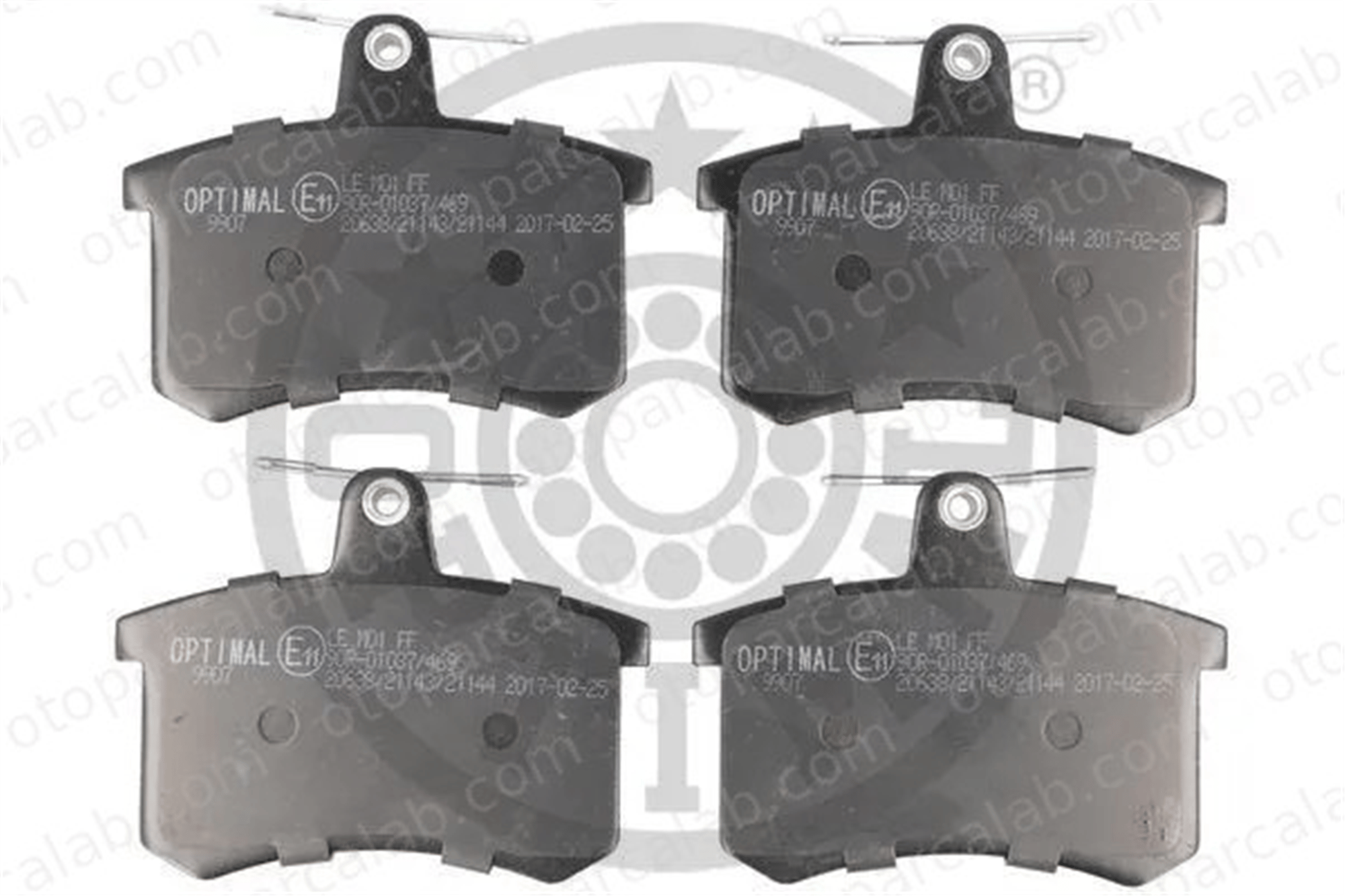 OPTIMAL BP-09907 Fren Disk Balata Ön AUDI 100 C3 Sedan 100 C3 Avant 191698451 32327756NCL