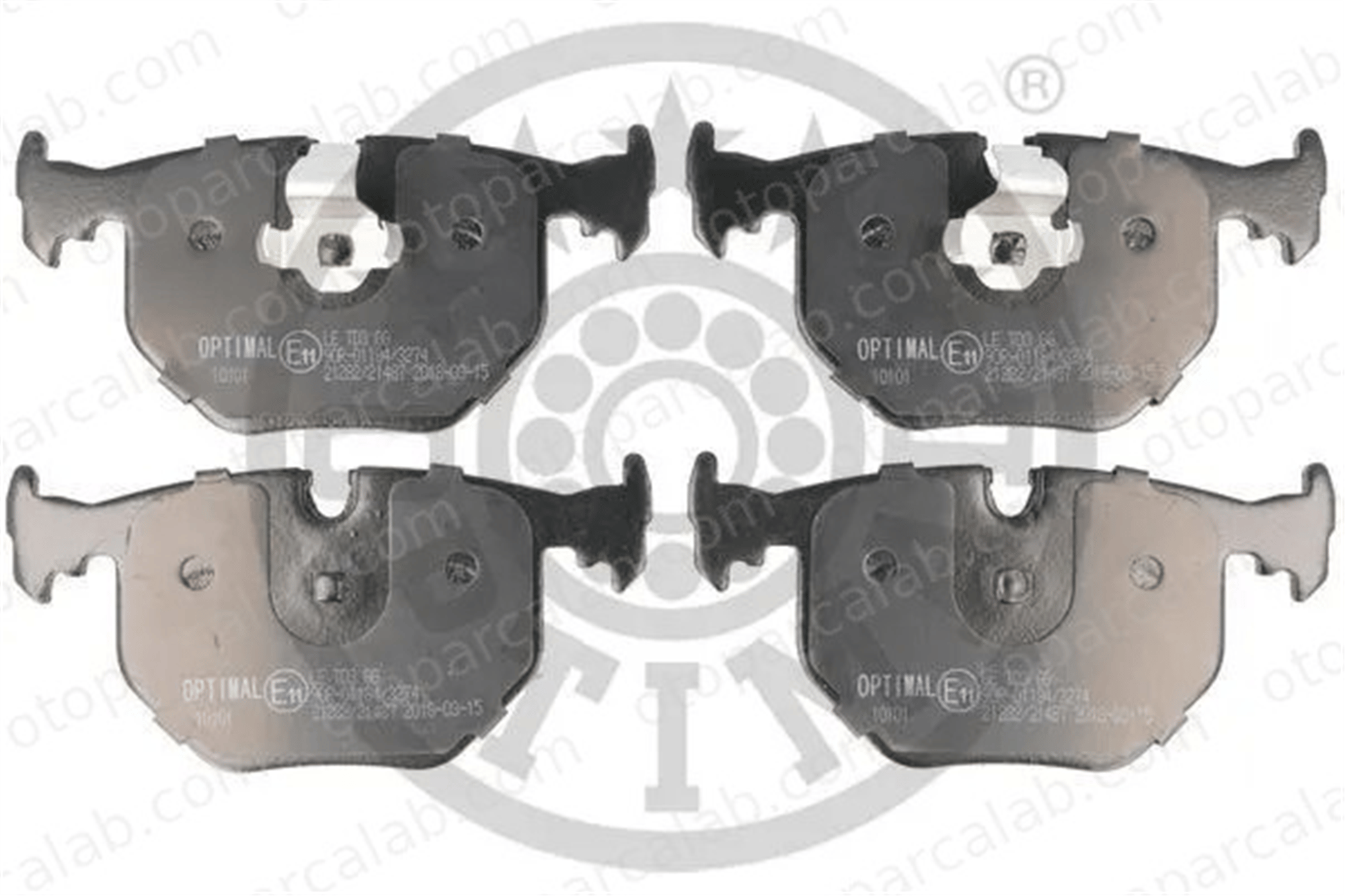 OPTIMAL BP-10101 Fren Disk Balata Ön BMW X3 7 BP10101 34212180421