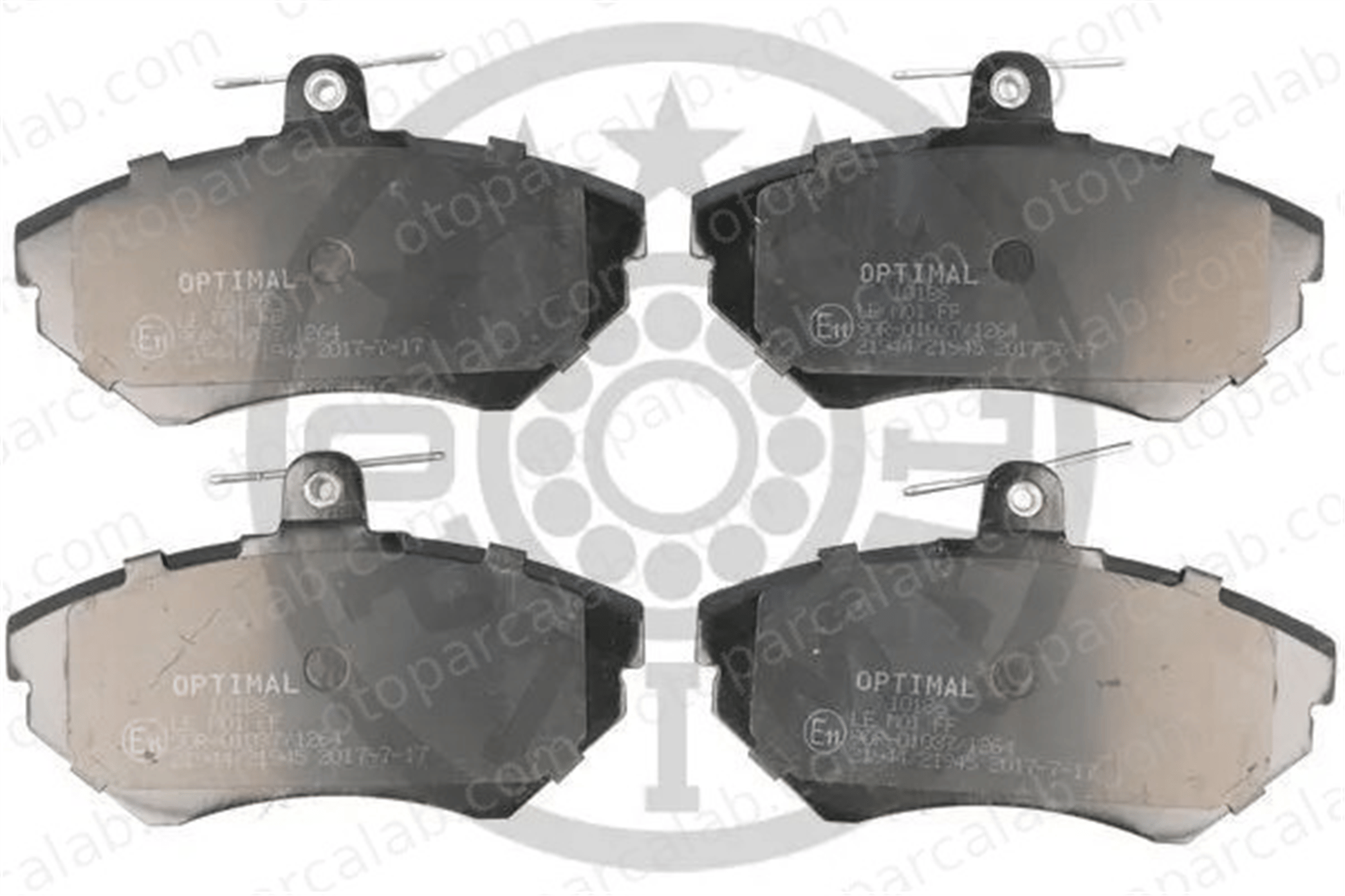 OPTIMAL BP-10186 Fren Disk Balata Ön AUDI A4 B5 Avant A4 B5 32326050NSL 8E0615115N