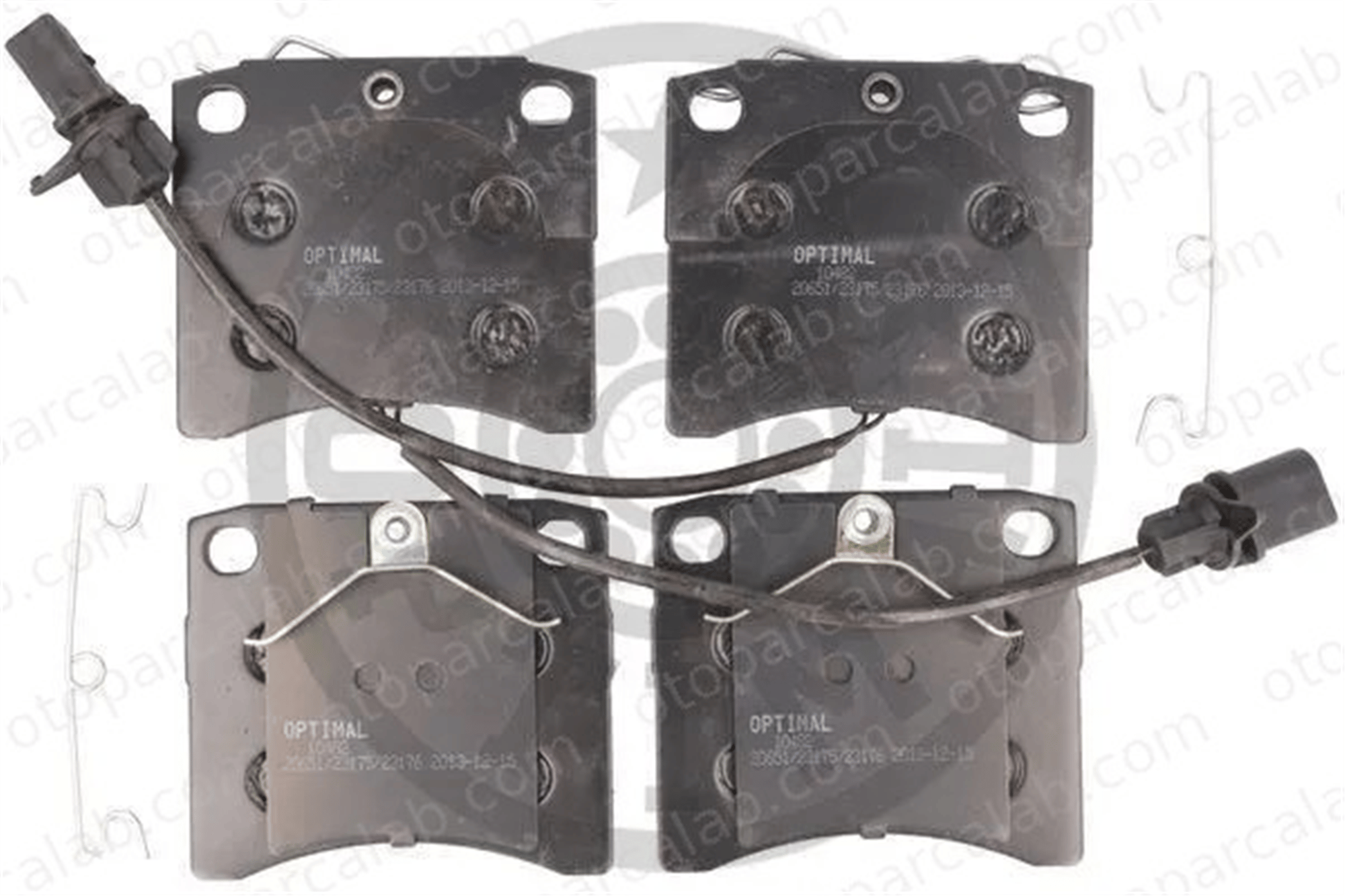 OPTIMAL BP-10482 Fren Disk Balata Ön VW TRANSPORTER T4 Panelvan/Van TRANSPORTER T4 Minibüs/Otobüs 7D0698151C