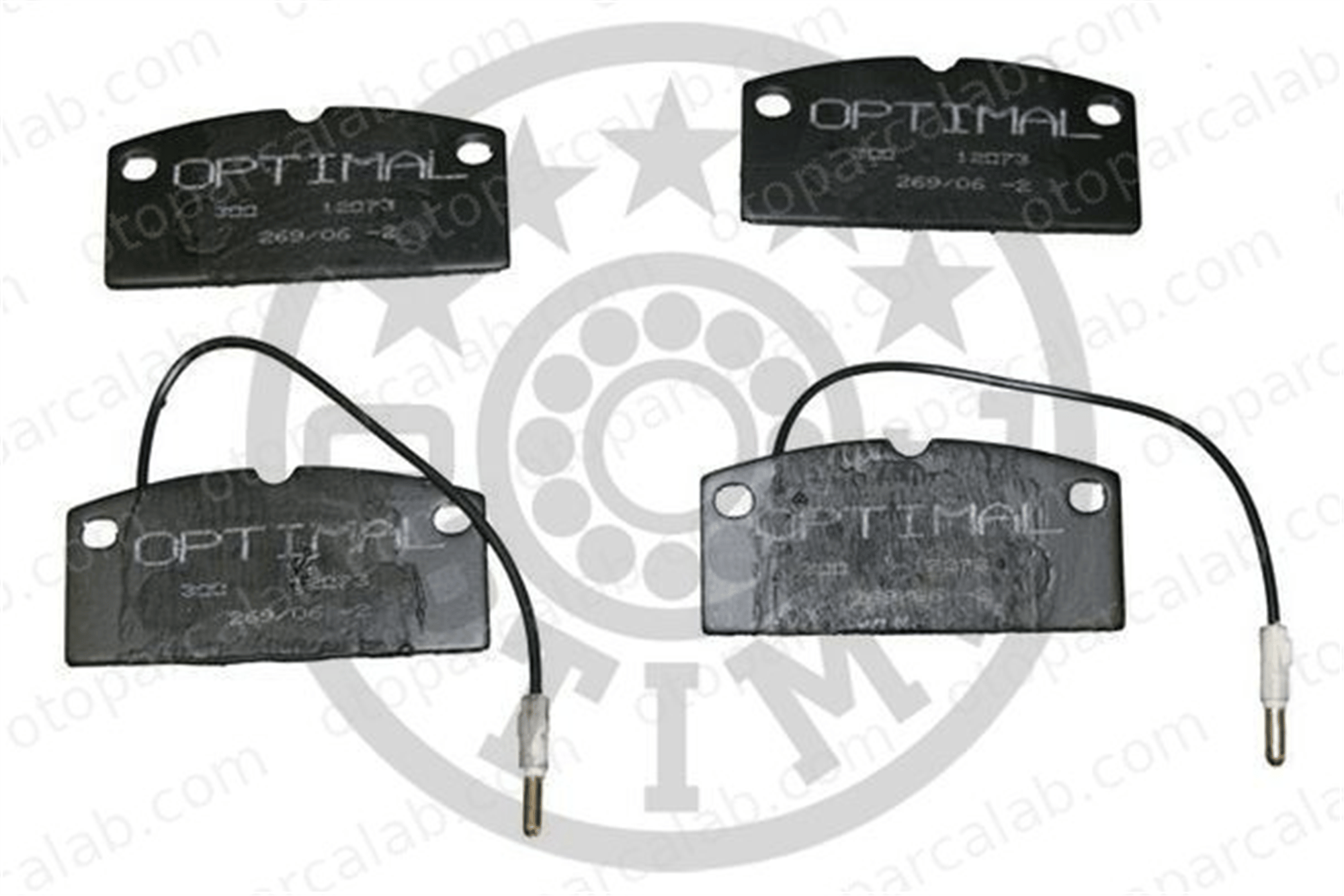 OPTIMAL BP-12073 Fren Disk Balata Ön LIGIER NOVA PIAGGIO M500 6G065
