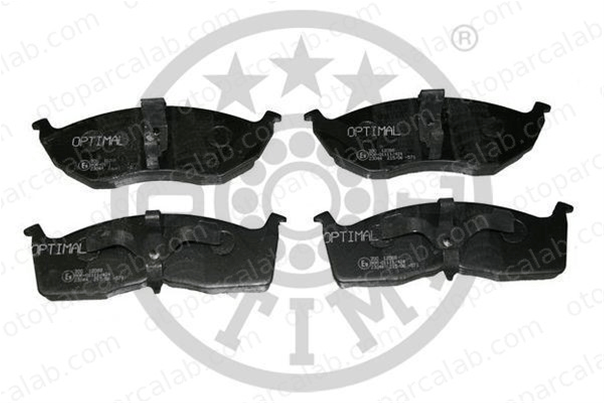 OPTIMAL BP-12088 Fren Disk Balata Ön CHRYSLER VOYAGER / GRAND VOYAGER III PLYMOUTH VOYAGER / GRAND VOYAGER 5014527AA 05014527AA