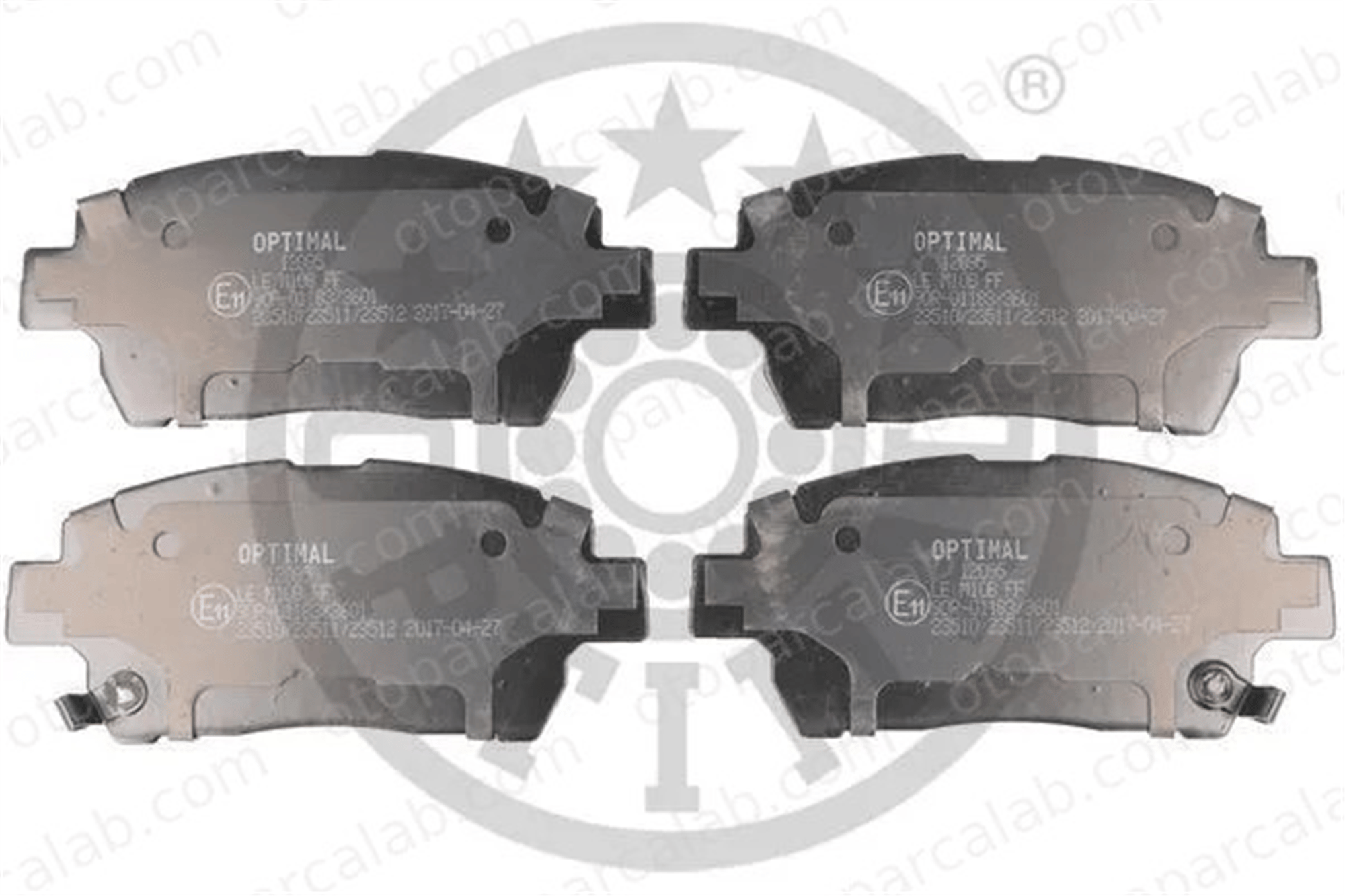 OPTIMAL BP-12095 Fren Disk Balata Ön TOYOTA YARIS VERSO YARIS 446517101 0446517101