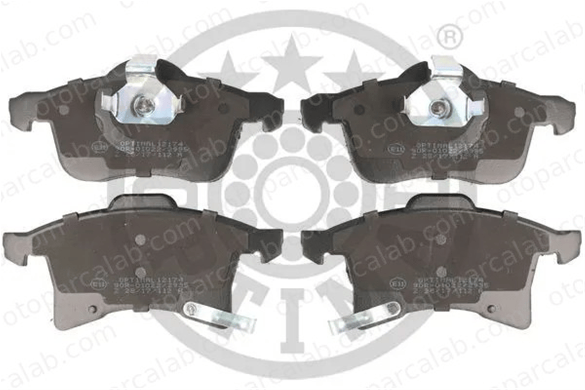 OPTIMAL BP-12174 Fren Disk Balata Ön OPEL ASTRA H Station wagon ASTRA H 95514416 93176115