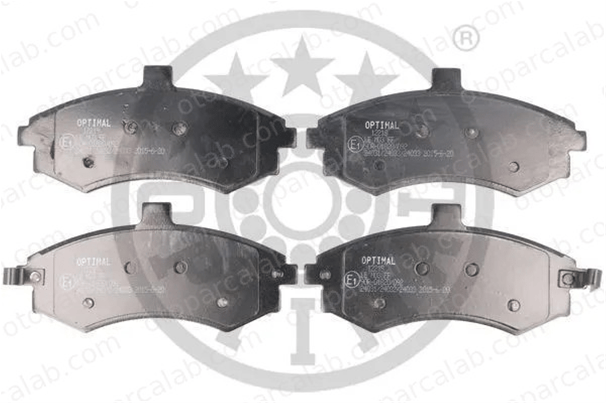 OPTIMAL BP-12219 Fren Disk Balata Ön HYUNDAI ELANTRA III Sedan ELANTRA III 581012DA40 581012FA01