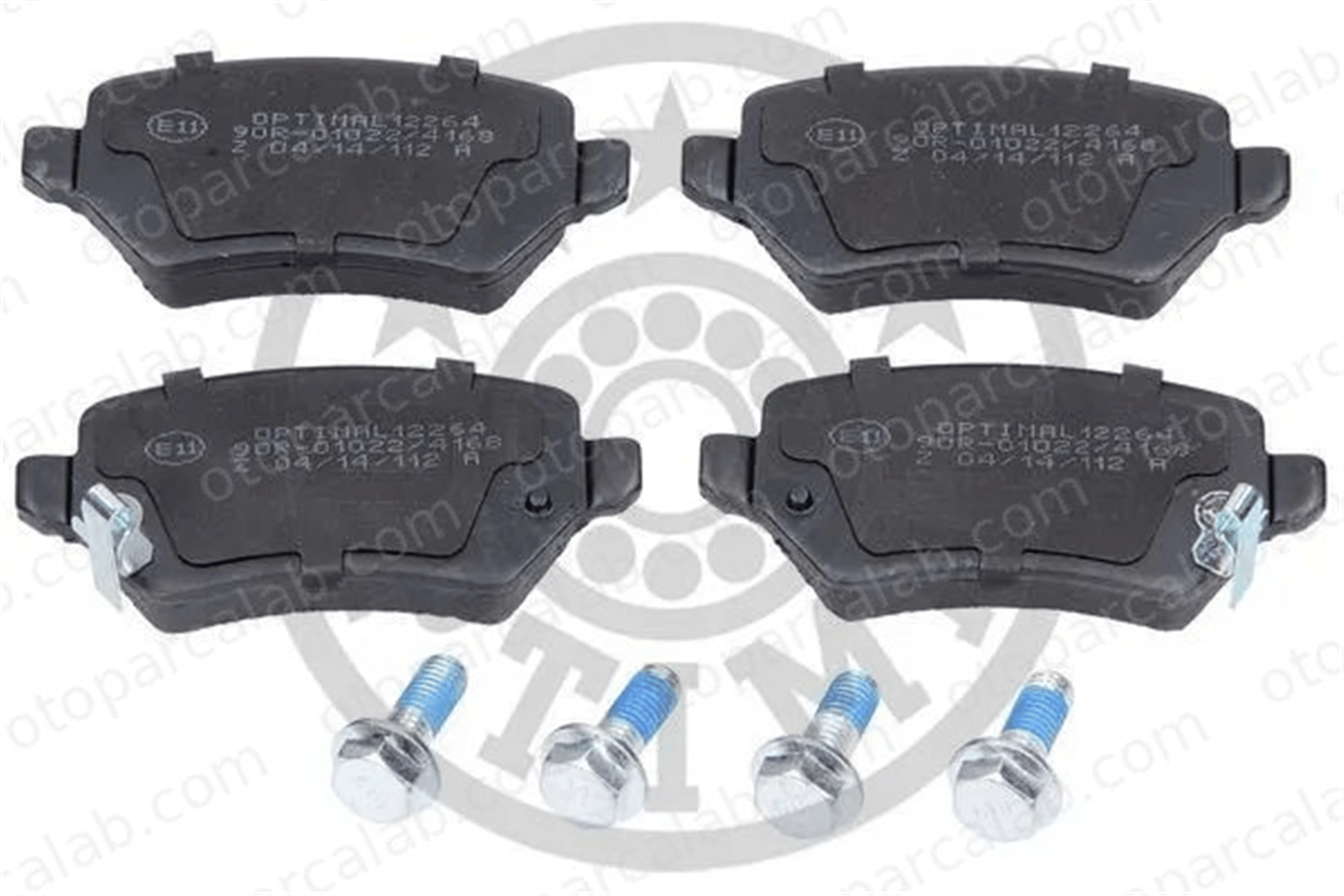 OPTIMAL BP-12264 Fren Disk Balata Ön OPEL ASTRA G Station wagon ASTRA H Station wagon 1605086 1605122