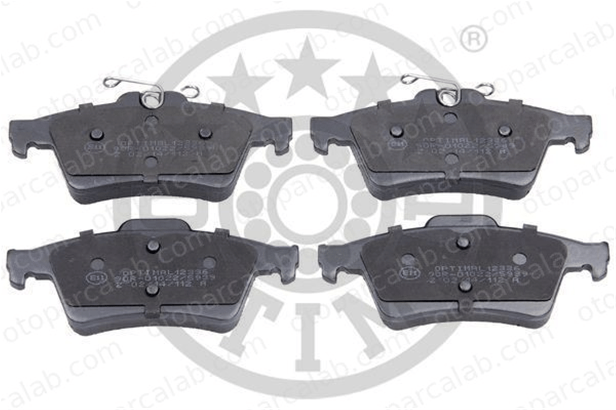 OPTIMAL BP-12336 Fren Disk Balata Arka SAAB 9-3 Station wagon 9-3 3M512M008AC 440601689R