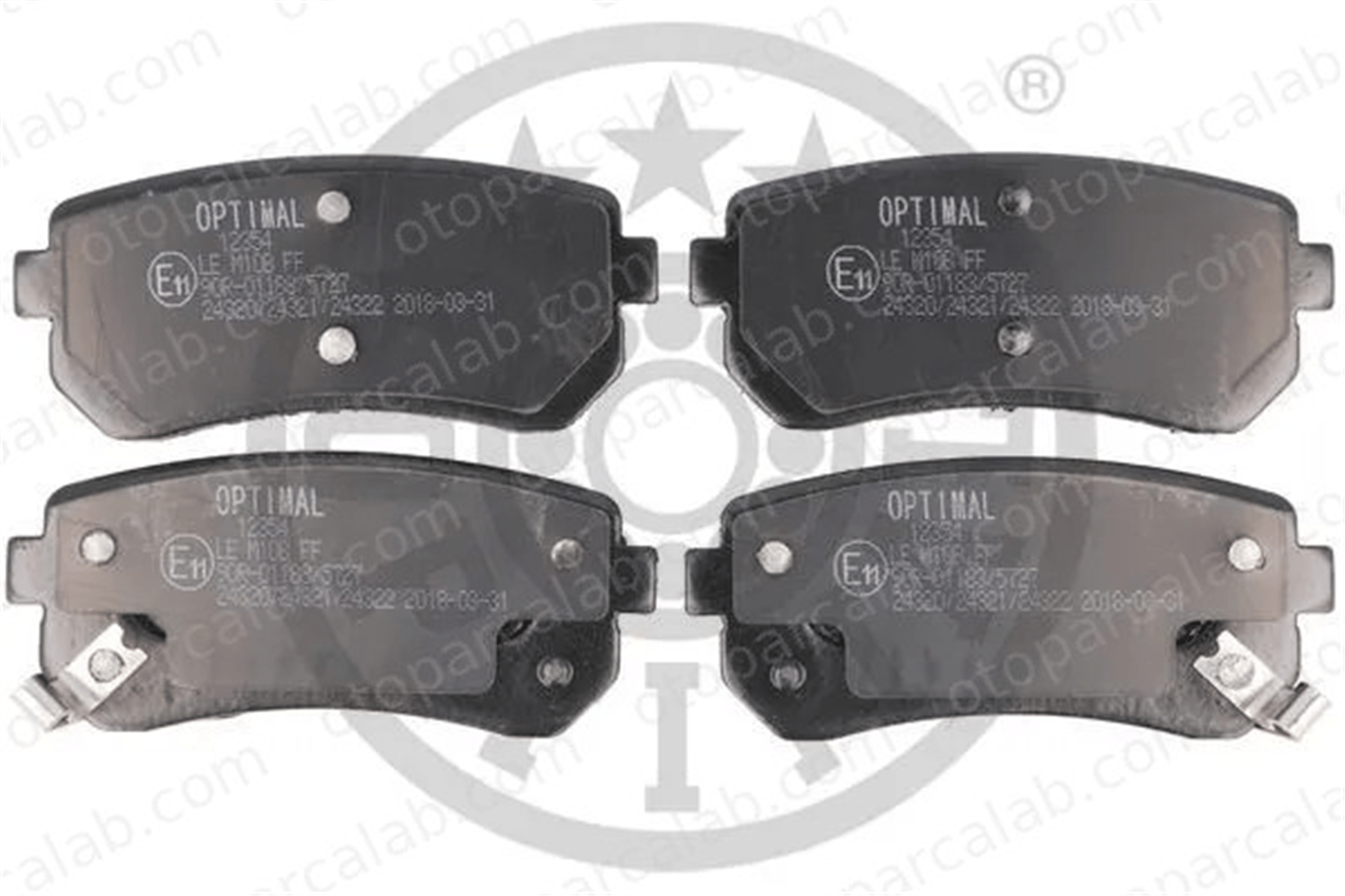 OPTIMAL BP-12354 Fren Disk Balata Arka HYUNDAI TUCSON KIA SPORTAGE IV 583020ZA00 583021GA00