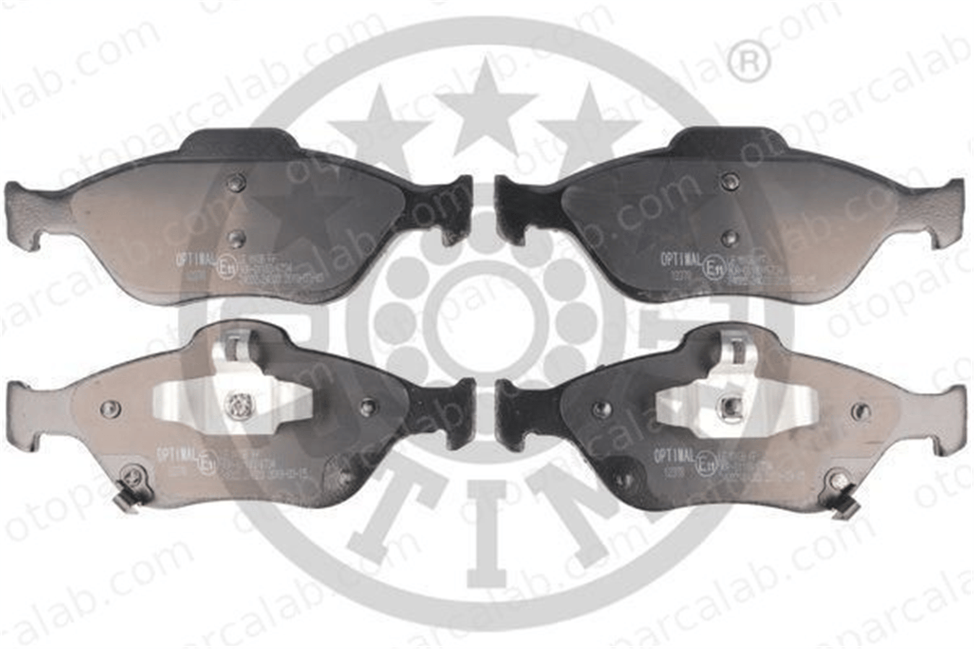 OPTIMAL BP-12378 Fren Disk Balata Ön TOYOTA YARIS DAIHATSU CHARADE VIII 44650D050 044650D050
