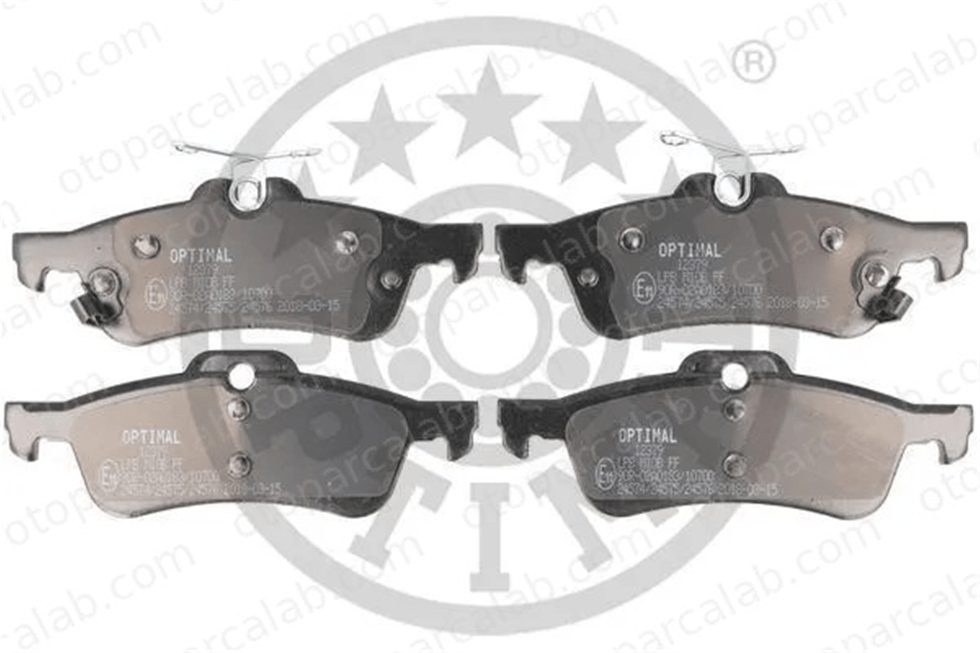 OPTIMAL BP-12379 Fren Disk Balata Ön TOYOTA YARIS DAIHATSU CHARADE VIII 44660D010 044660D010