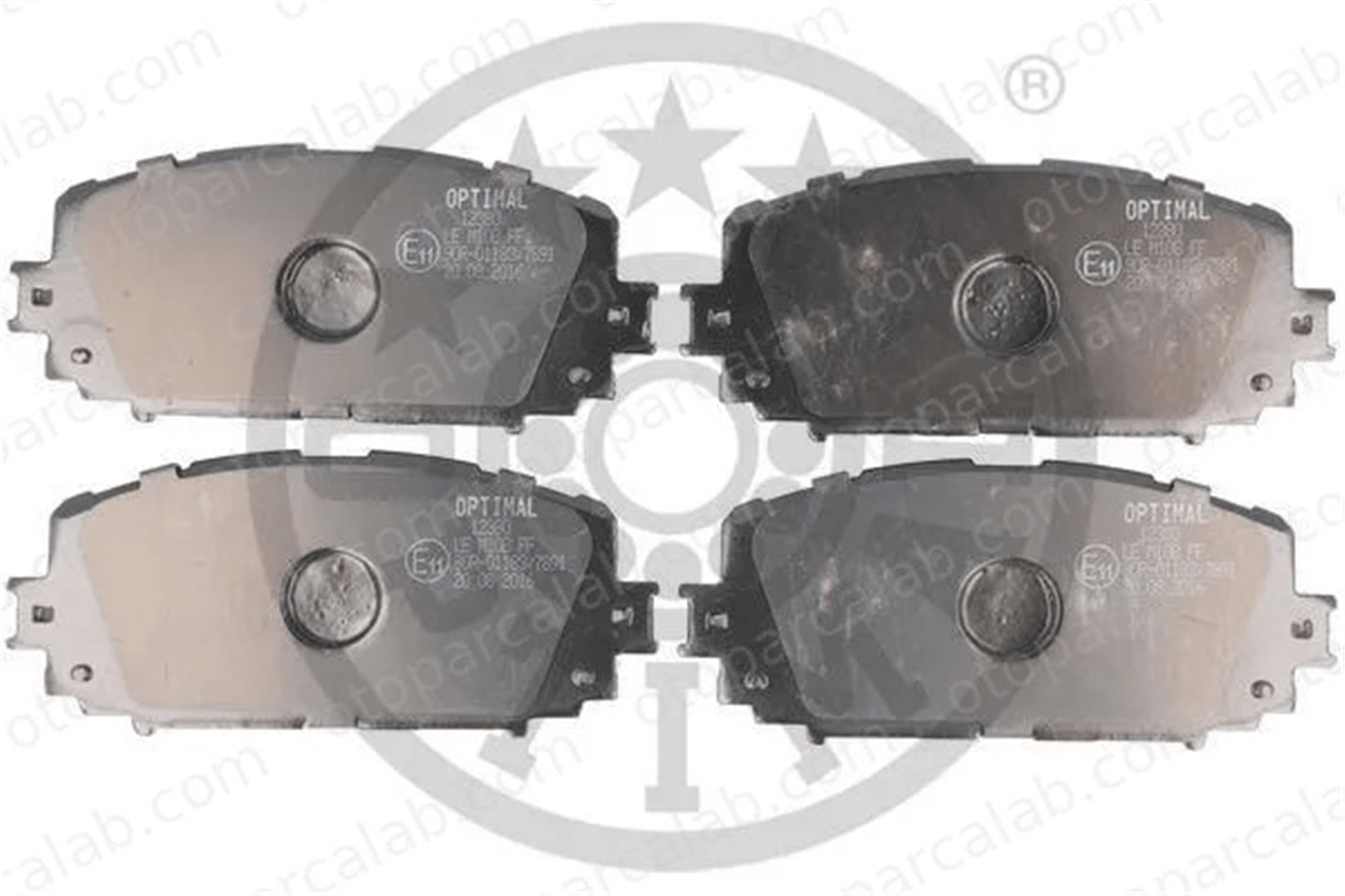 OPTIMAL BP-12380 Fren Disk Balata Ön TOYOTA YARIS 446552190 446552240