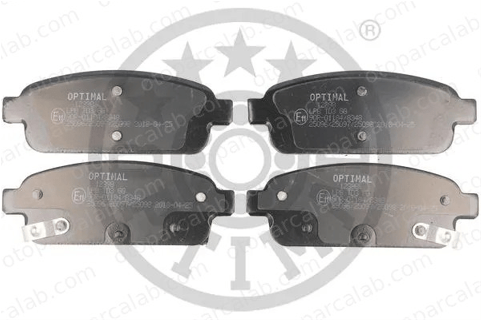 OPTIMAL BP-12398 Fren Disk Balata Arka OPEL ASTRA J ASTRA J Sports Tourer 95516192 1605262