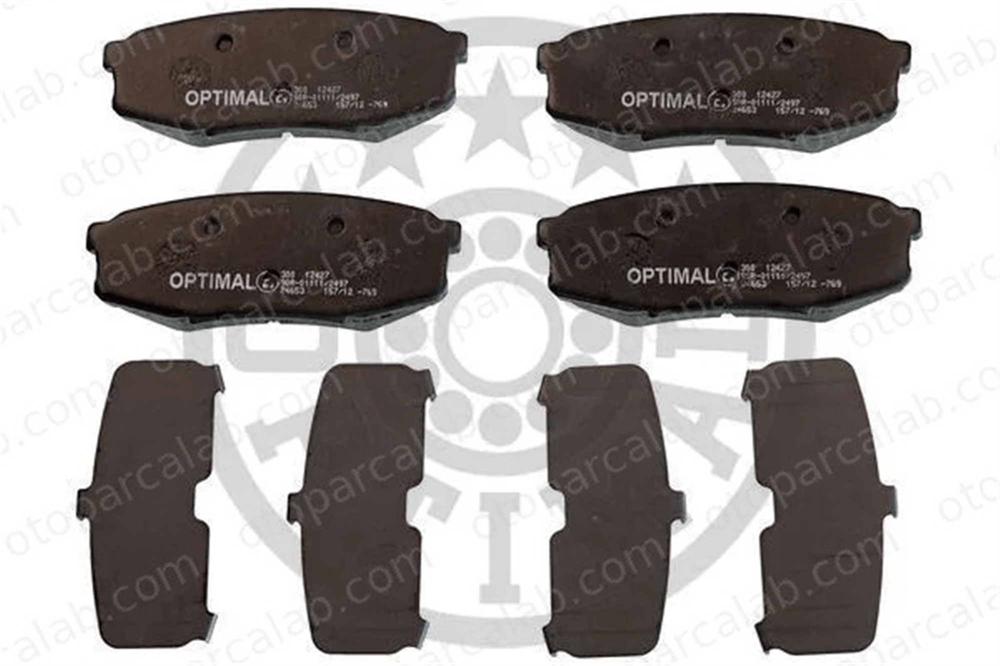 OPTIMAL BP-12427 Fren Disk Balata Arka TOYOTA LAND CRUISER 200 LAND CRUISER 446660120 0446660120