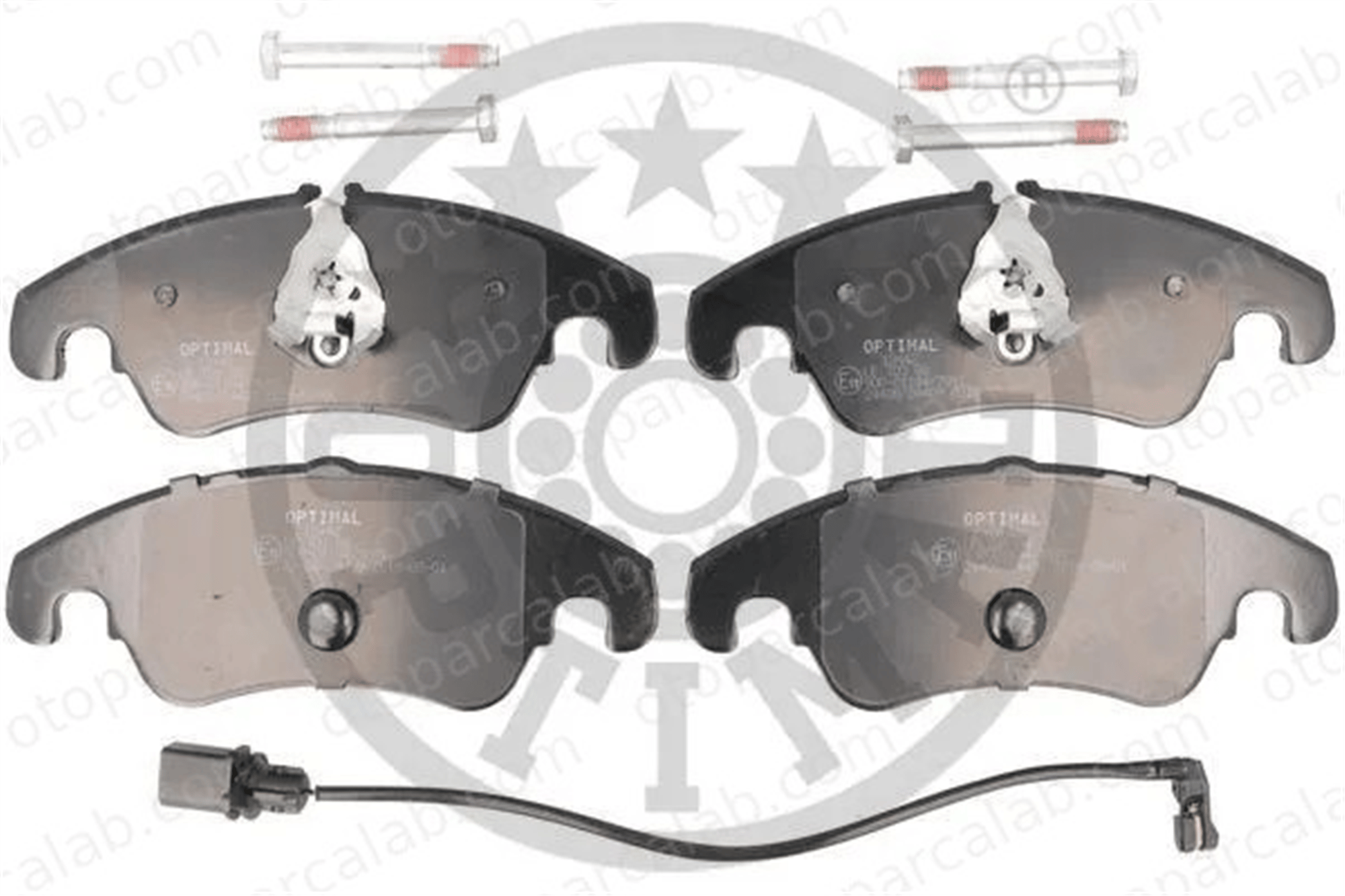 OPTIMAL BP-12442 Fren Disk Balata Ön AUDI A4 B8 A4 B8 Avant 4G0698151 4G0698151D