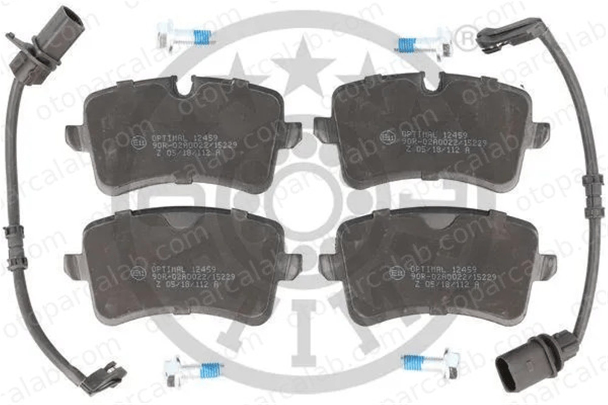 OPTIMAL BP-12459 Fren Disk Balata Ön AUDI A6 C7 A6 C7 Avant 4G0698451 4G0698451A