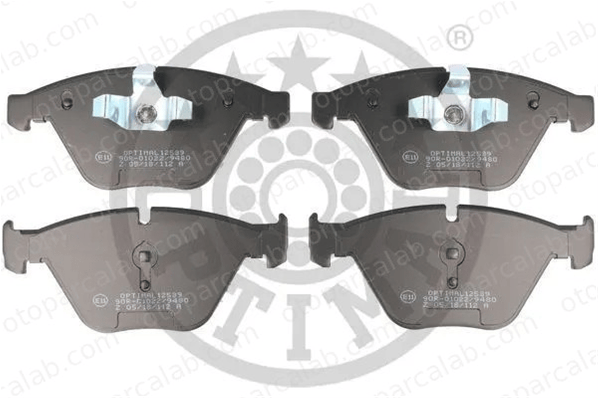 OPTIMAL BP-12539 Fren Disk Balata Ön BMW 3 Touring 3 BP12539 34116780711