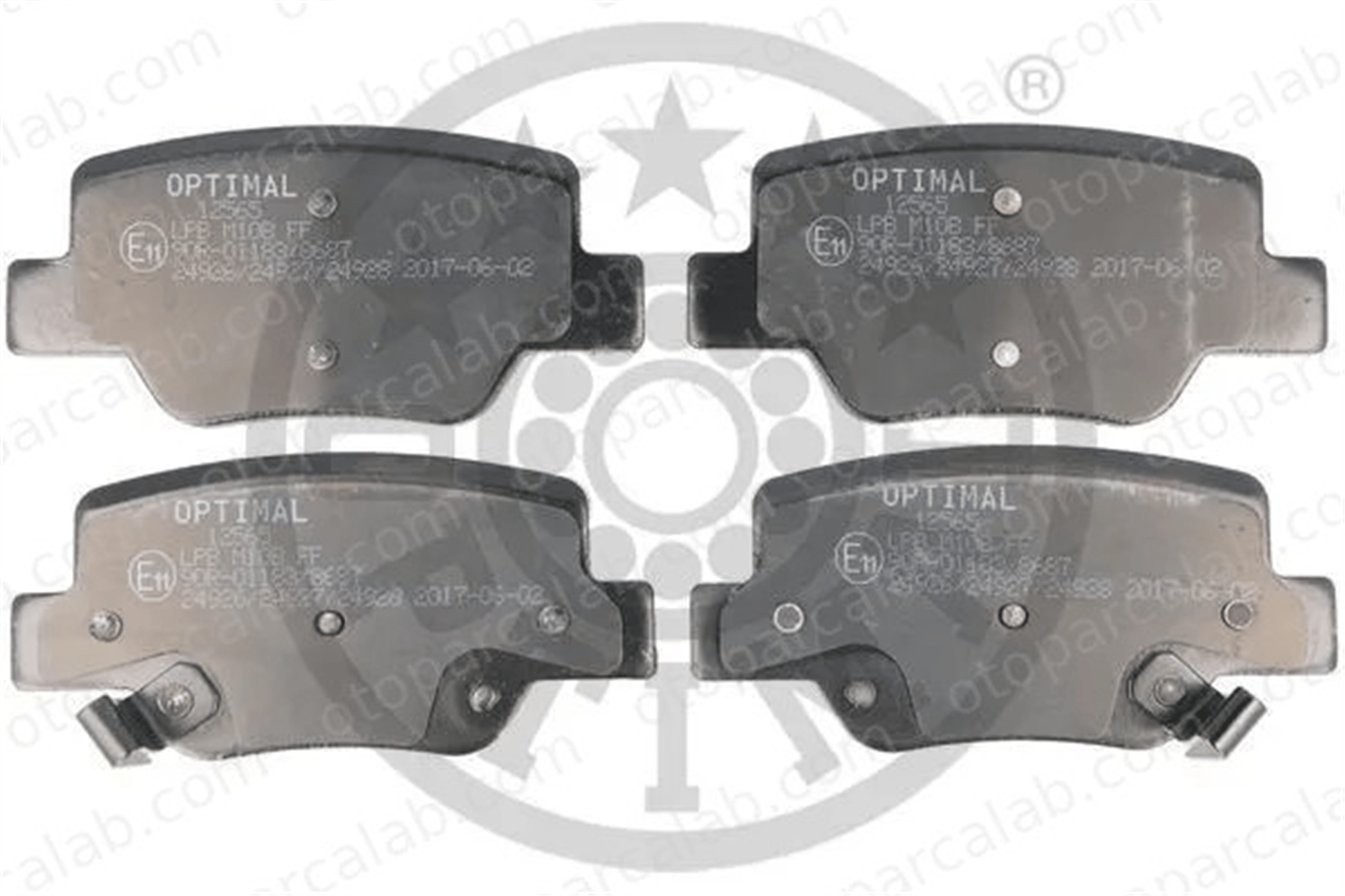 OPTIMAL BP-12565 Fren Disk Balata Arka TOYOTA VERSO VERSO VAN 44660F010 044660F010