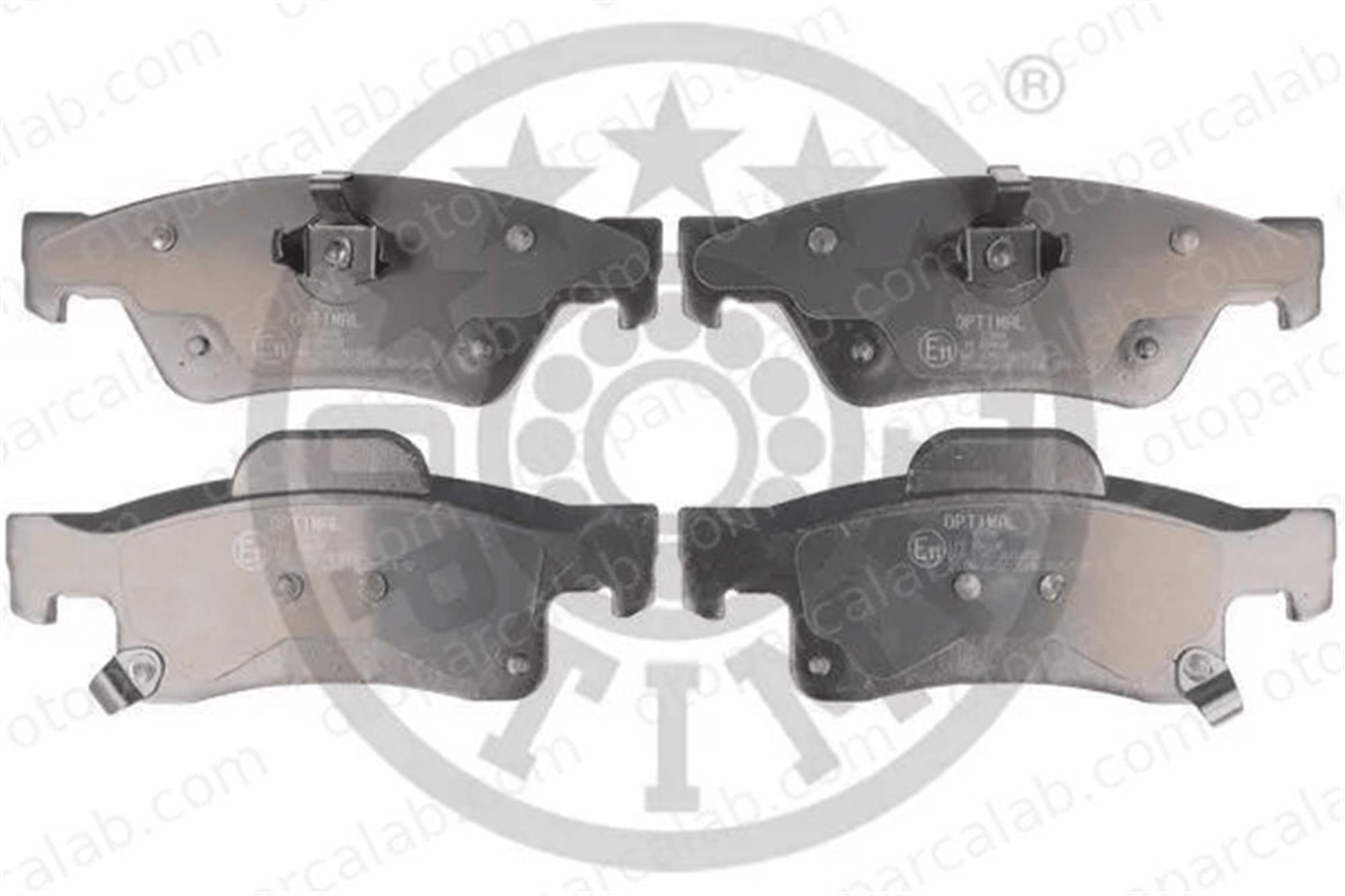 OPTIMAL BP-12600 Fren Disk Balata Arka JEEP GRAND CHEROKEE IV DODGE DURANGO 68052386AA 68052386