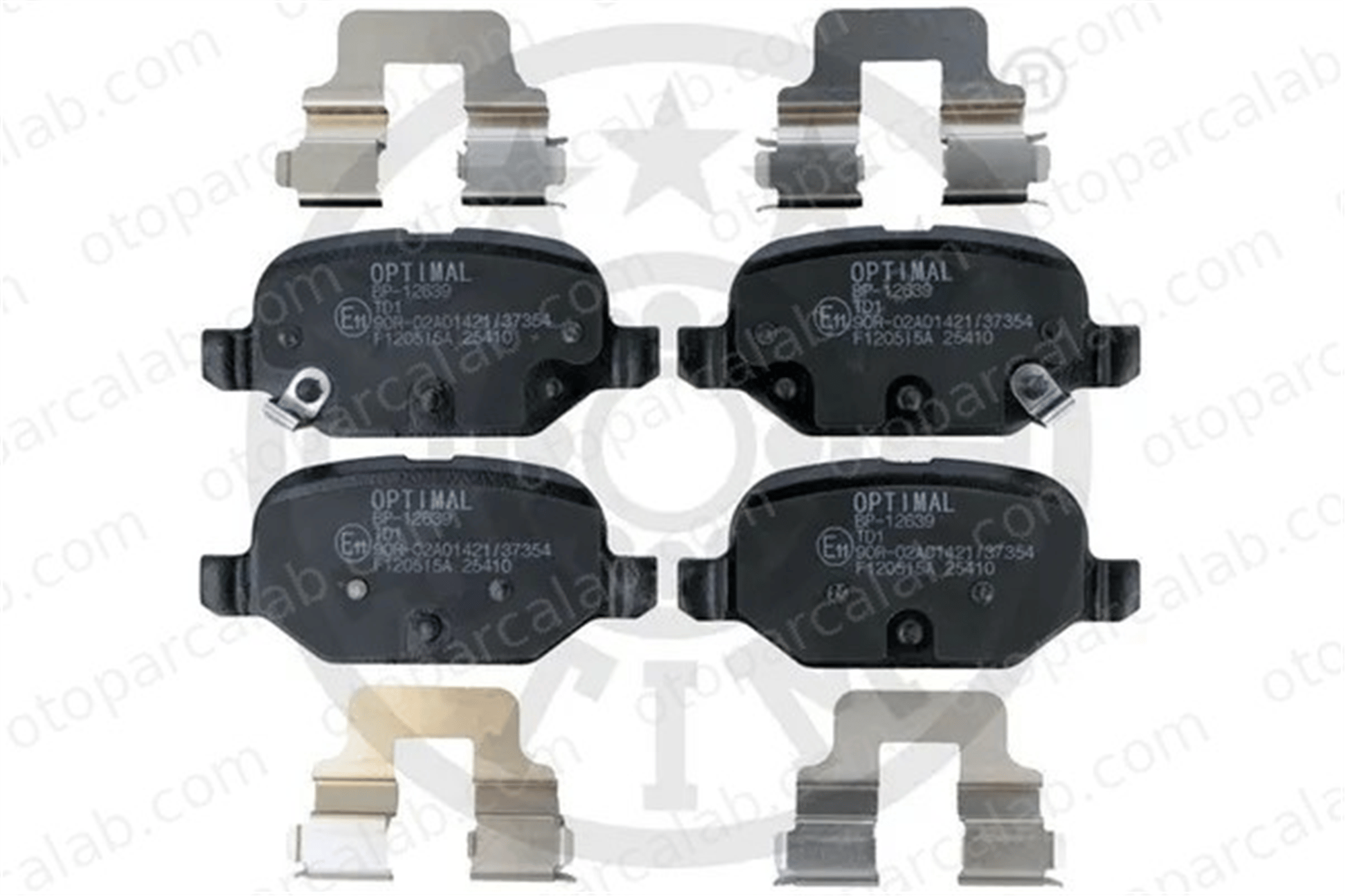 OPTIMAL BP-12639 Fren Disk Balata Arka FIAT PANDA PANDA VAN 77366388 77366453
