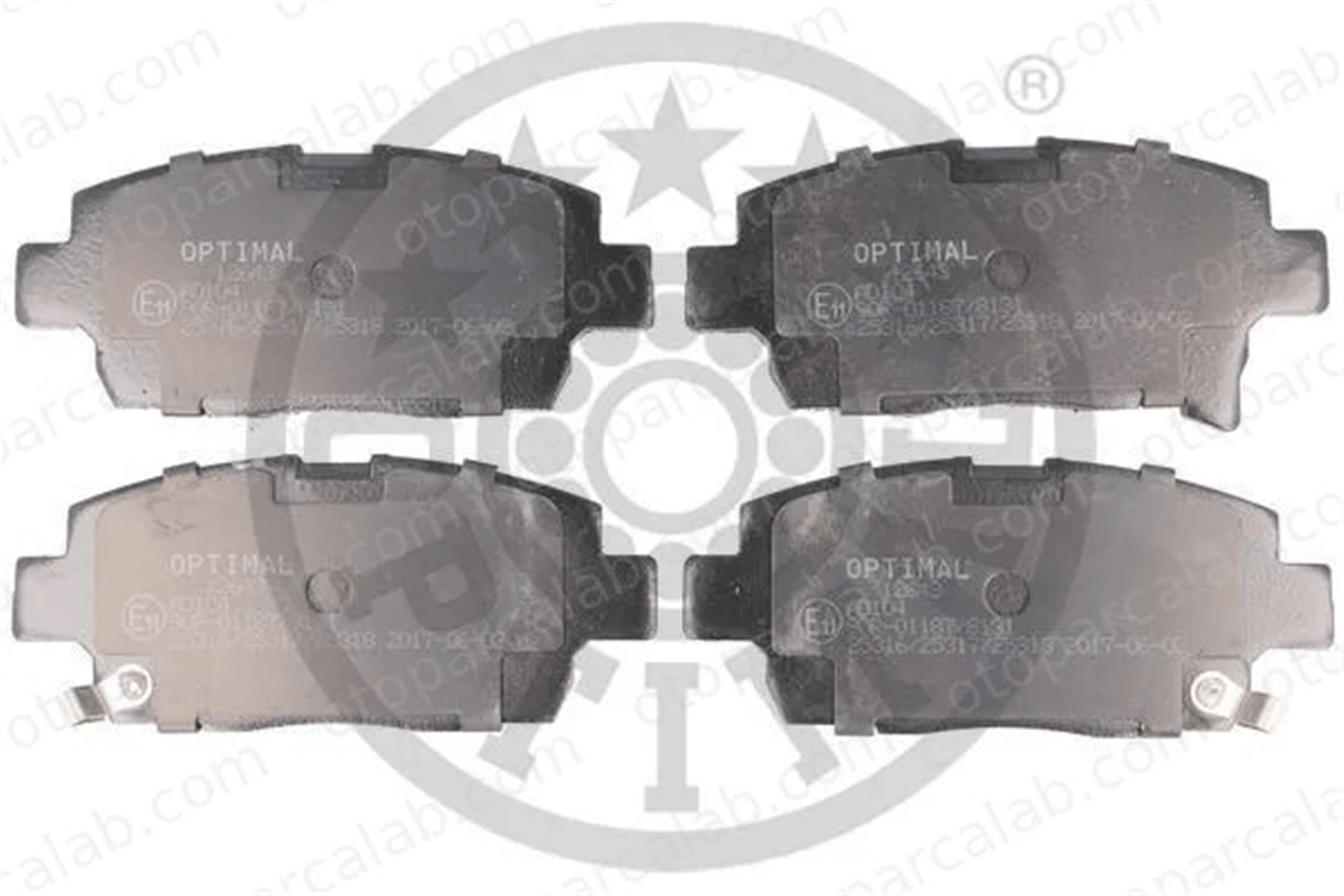 OPTIMAL BP-12643 Fren Disk Balata Ön TOYOTA YARIS VERSO YARIS 446552170 446552220