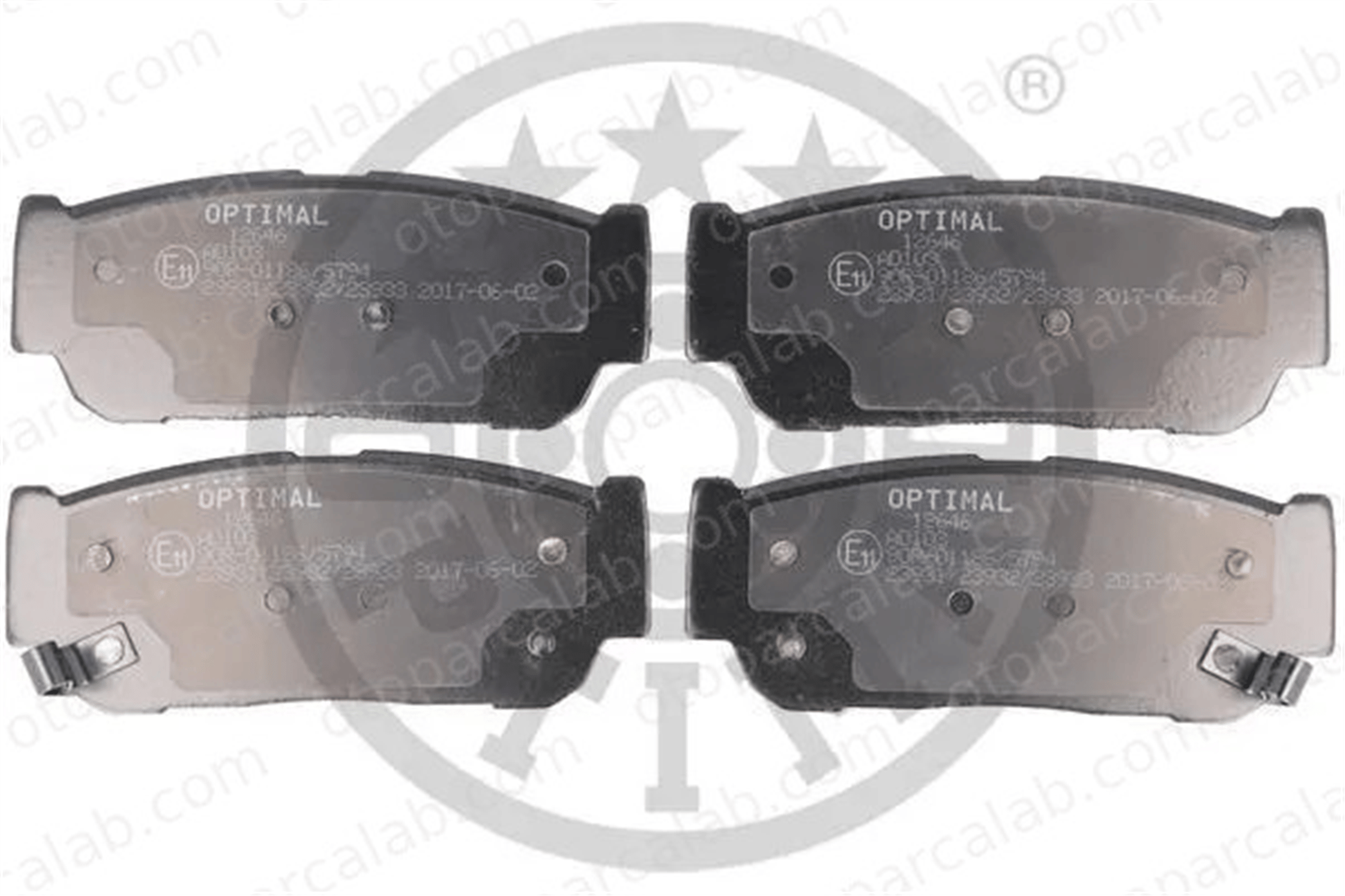 OPTIMAL BP-12646 Fren Disk Balata Ön SSANGYONG KYRON KIA SORENTO I 48413091A0 48413091A1
