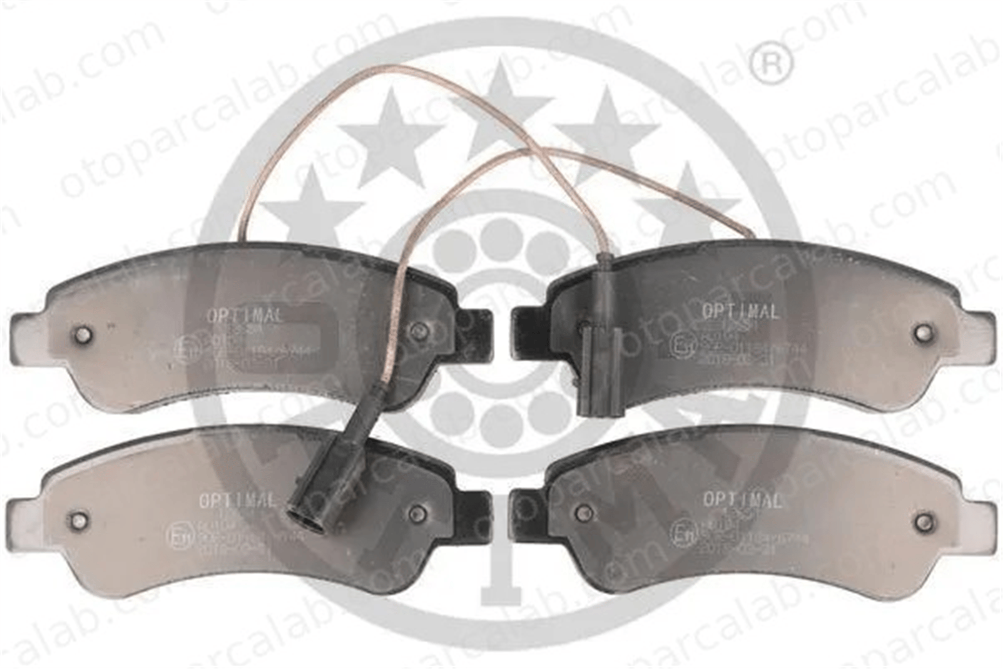 OPTIMAL BP-12654 Fren Disk Balata Arka CITROËN JUMPER Panelvan/Van JUMPER Platform şasi 1673603480 1614412180