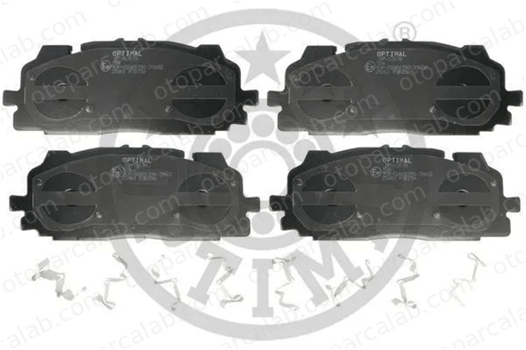 OPTIMAL BP-12678 Fren Disk Balata Ön AUDI A4 B9 Avant A4 B9 4M0698151AA 4M0698151AM