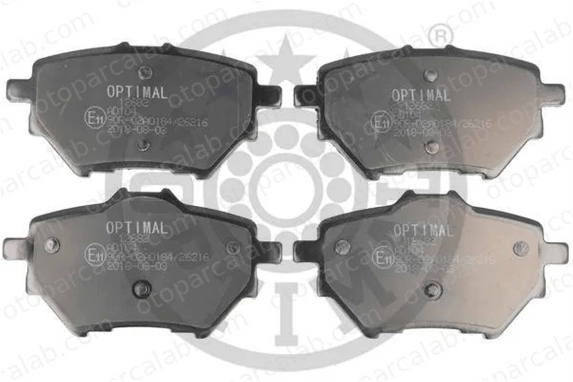 OPTIMAL BP-12682 Fren Disk Balata Arka PEUGEOT 308 II 308 SW II 95525378 1678167980