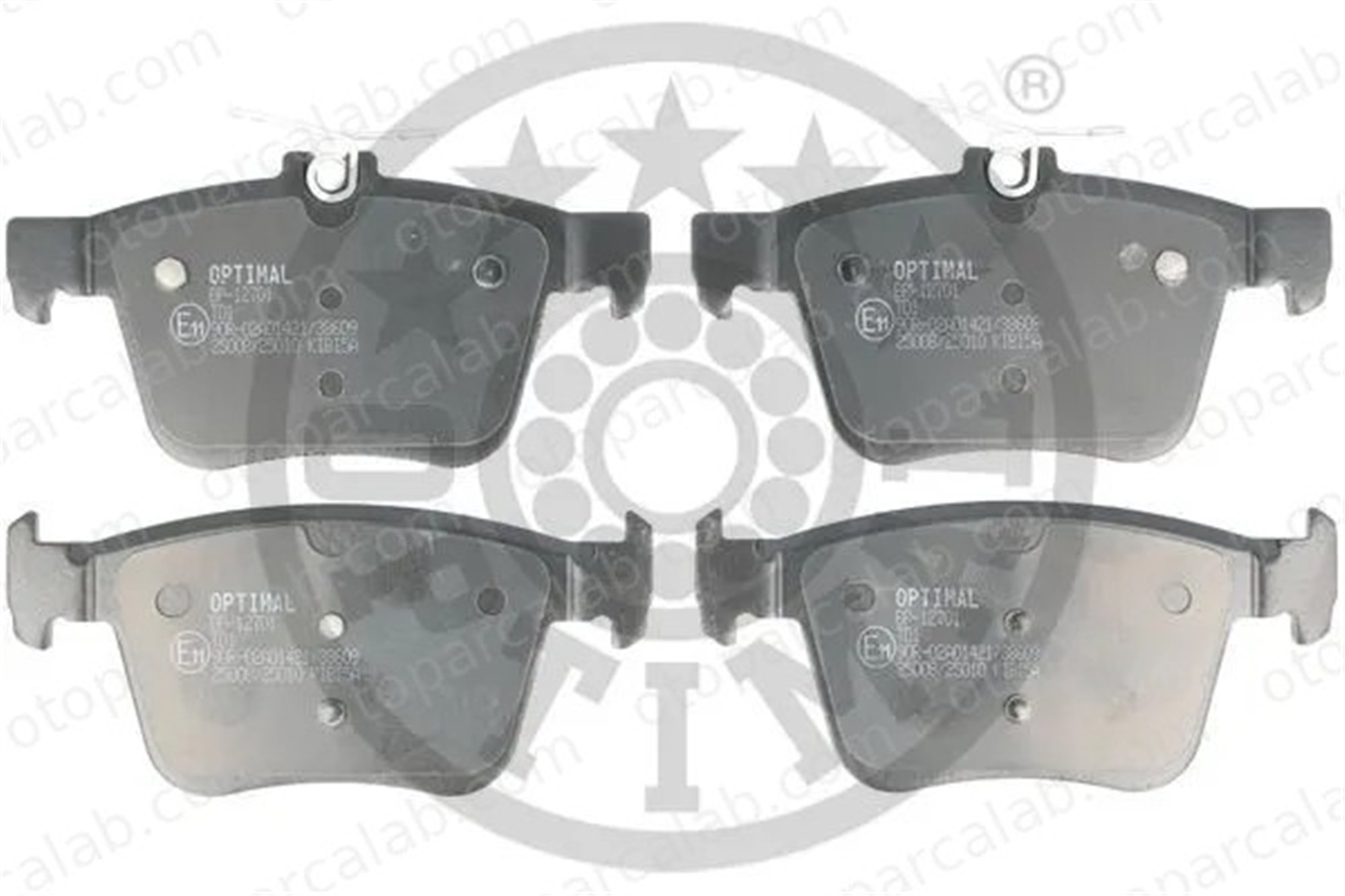 OPTIMAL BP-12701 Fren Disk Balata Arka VW GOLF VII AUDI A3 Limousine 8V0698451 5Q0698451C