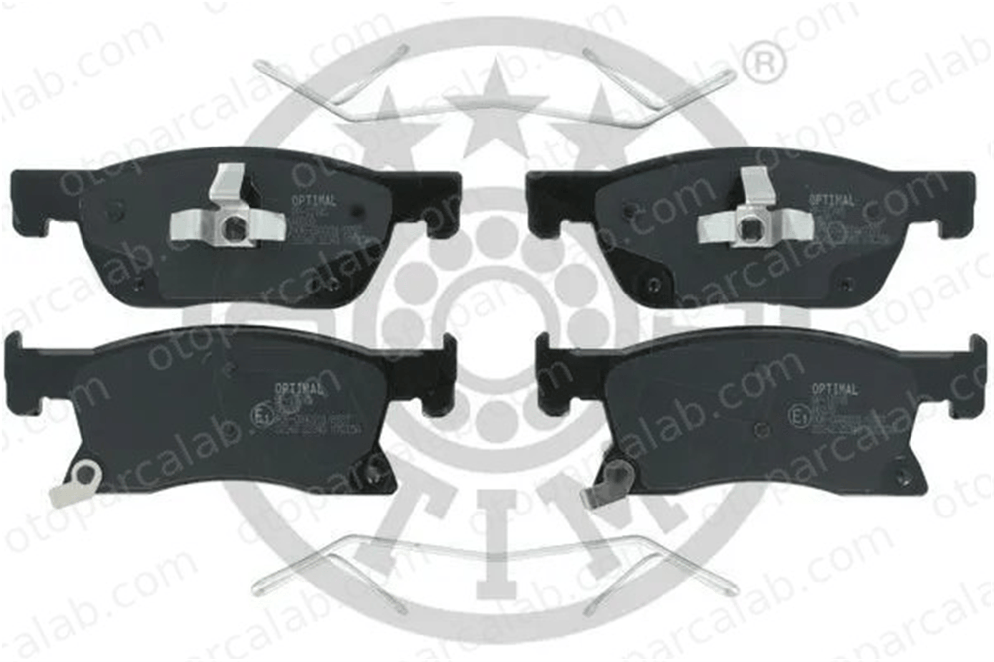 OPTIMAL BP-12745 Fren Disk Balata Ön OPEL ASTRA K ASTRA K Sports Tourer 95526566 13478300