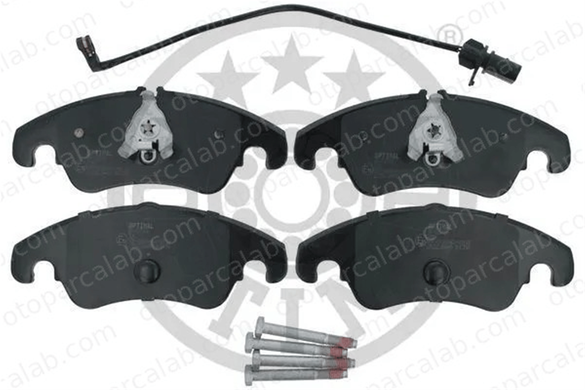 OPTIMAL BP-12749 Fren Disk Balata Ön AUDI A6 C7 A6 C7 Avant 4G0698151 4G0698151AA