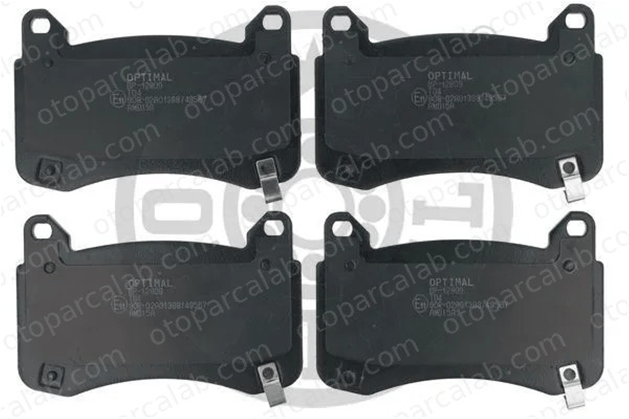 OPTIMAL BP-12809 Fren Disk Balata Ön TESLA MODEL Y MODEL 3 800824200A 800824200C