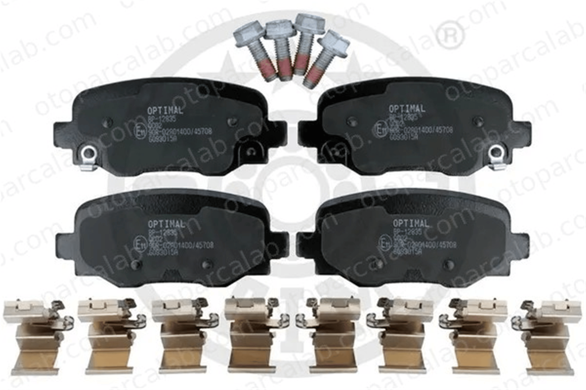 OPTIMAL BP-12835 Fren Disk Balata Arka FIAT 500X JEEP RENEGADE SUV 77367145 77367417
