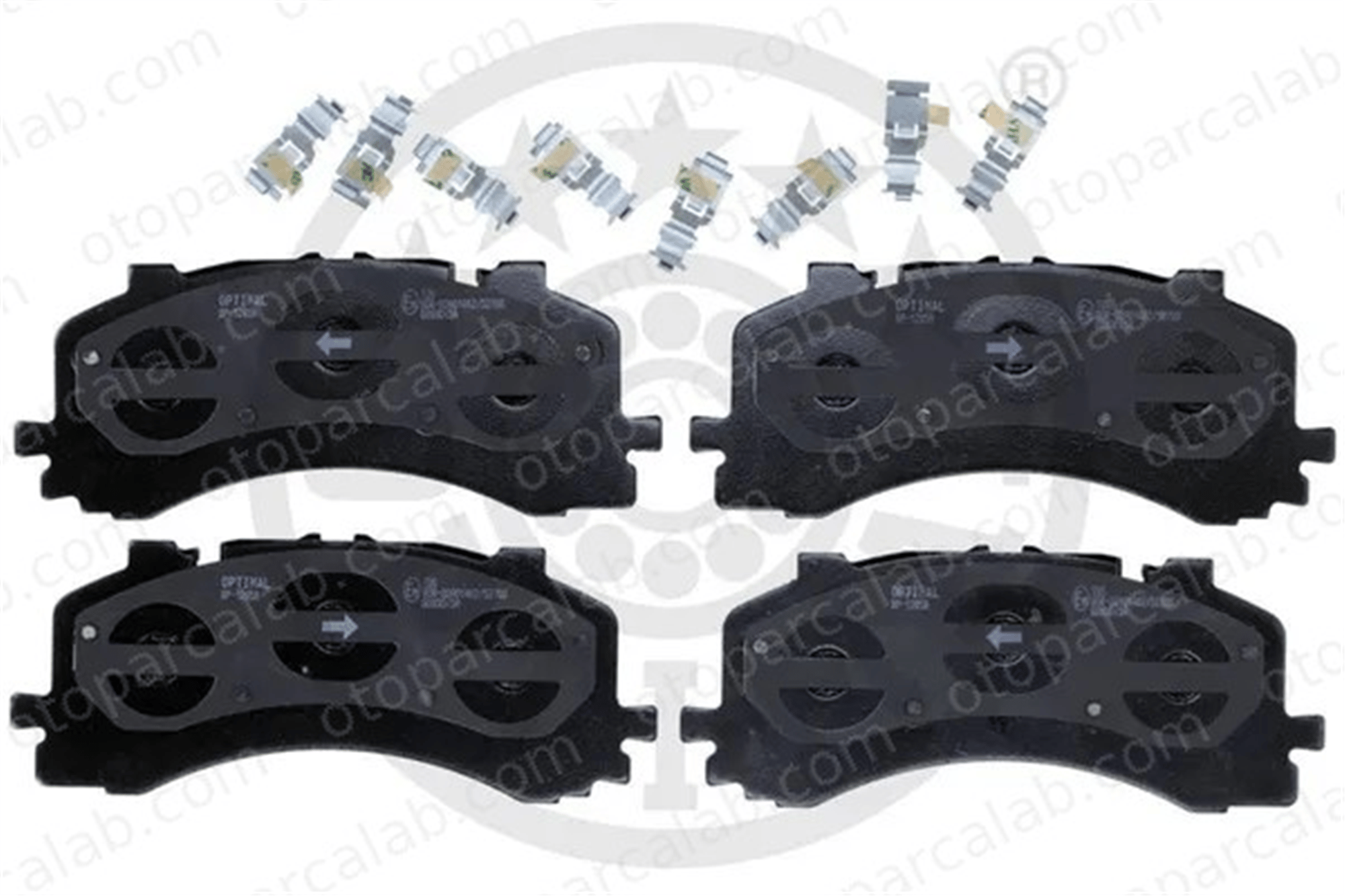 OPTIMAL BP-12859 Fren Disk Balata Ön AUDI A6 C8 A6 C8 Avant 4M0698151AH 4M0698151BB