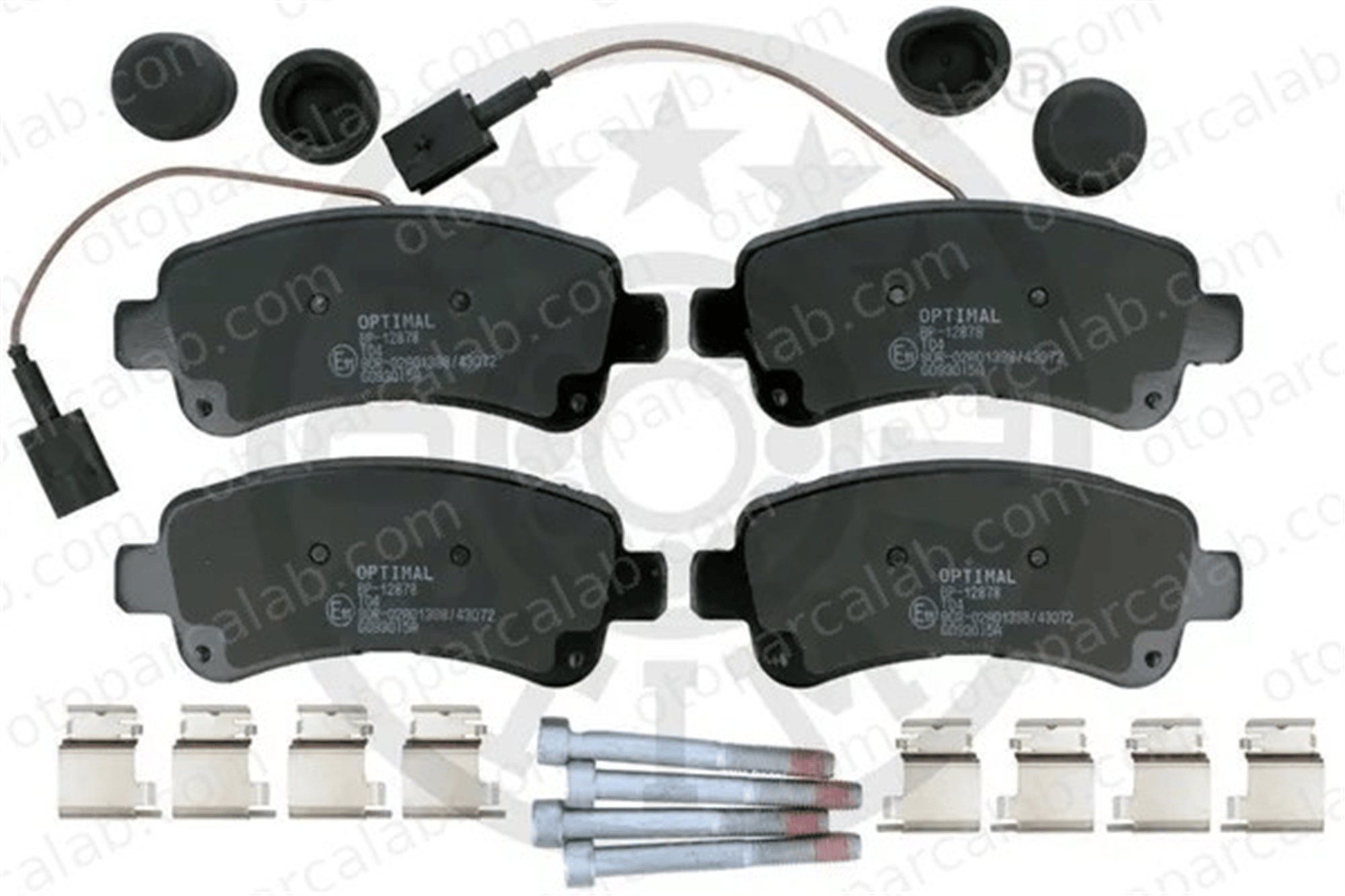 OPTIMAL BP-12878 Fren Disk Balata Arka FIAT DUCATO Panelvan/Van CITROËN JUMPER Panelvan/Van 77367094 1612434080