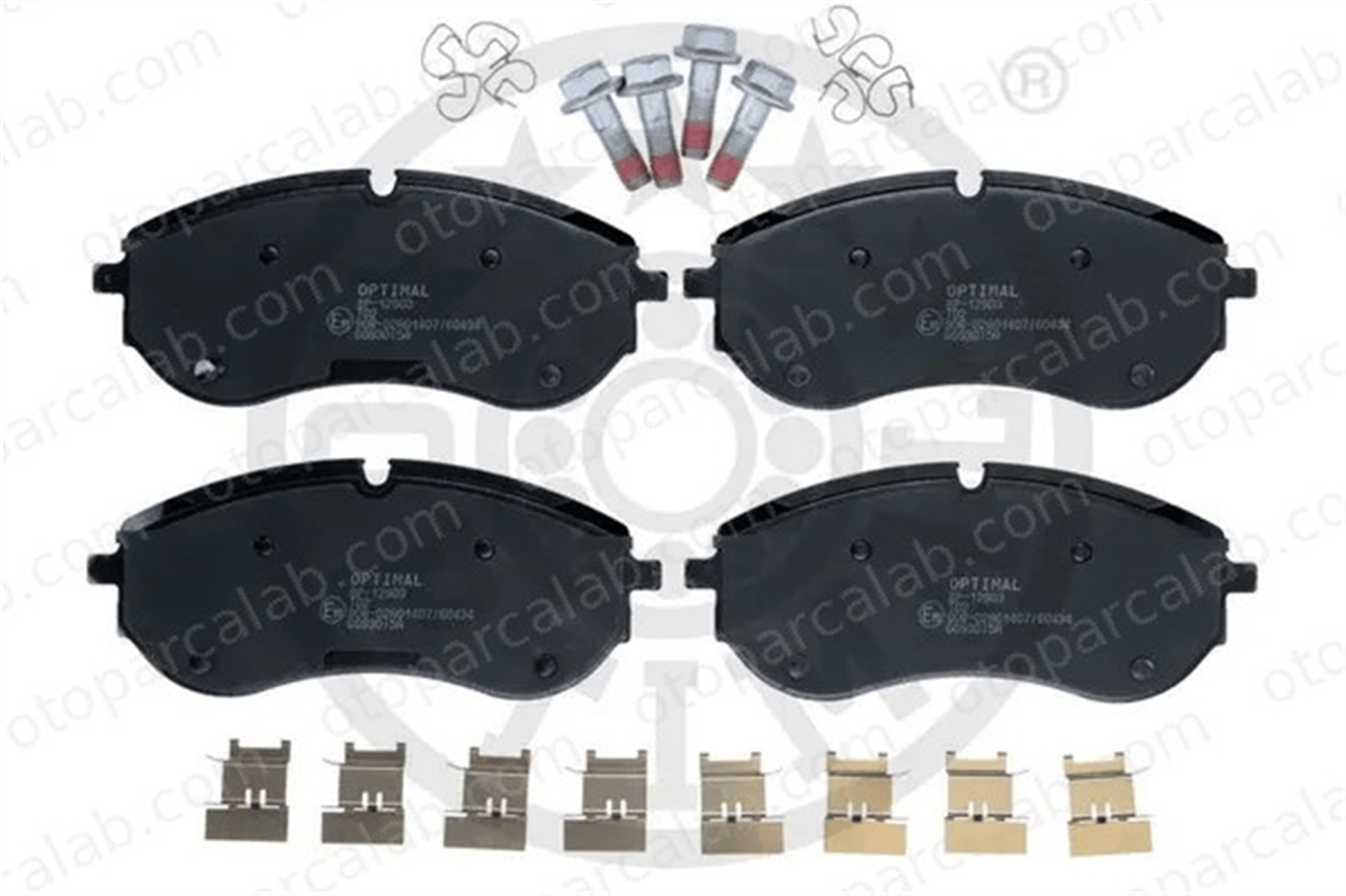 OPTIMAL BP-12903 Fren Disk Balata Ön VW CRAFTER Panelvan/Van CRAFTER Platform şasi 2N0698151B 65508206006