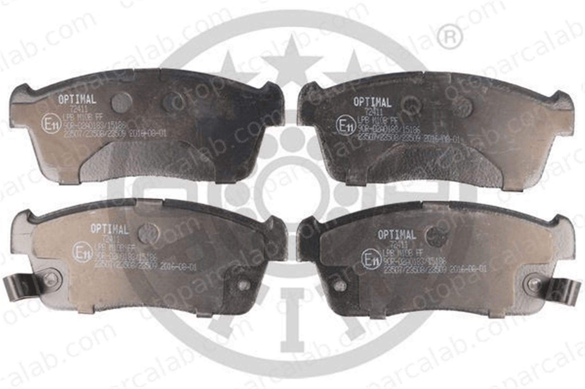 OPTIMAL BP-72411 Fren Disk Balata Ön DAIHATSU SIRION COPEN 4465B1010 04465B1010